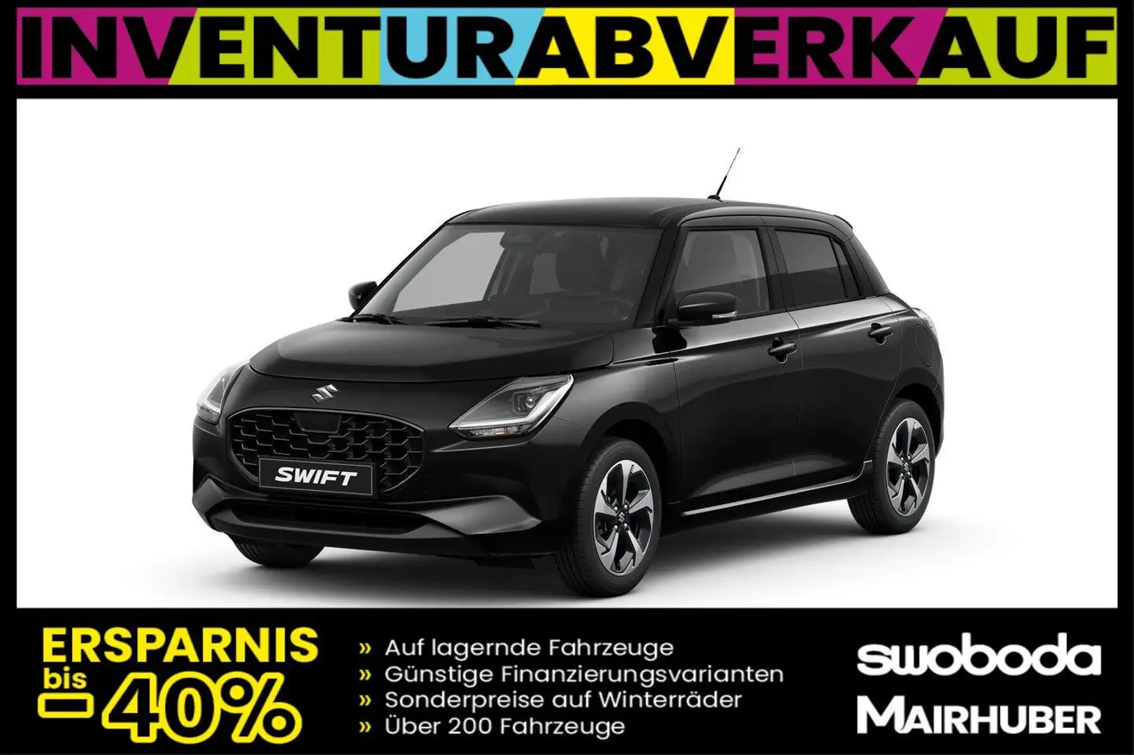 Suzuki Swift 1,2 Hybrid Allgrip flash Schwarz - 1