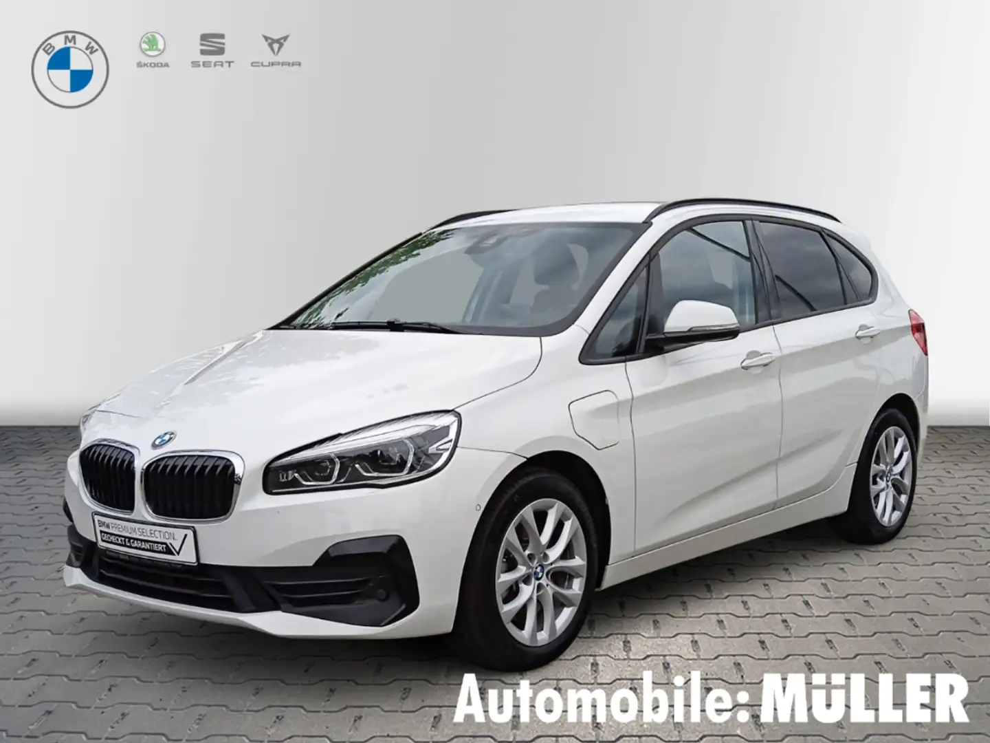 BMW 225 Active Tourer xe Plugin Hybrid Advantage  Navi LED Weiß - 1