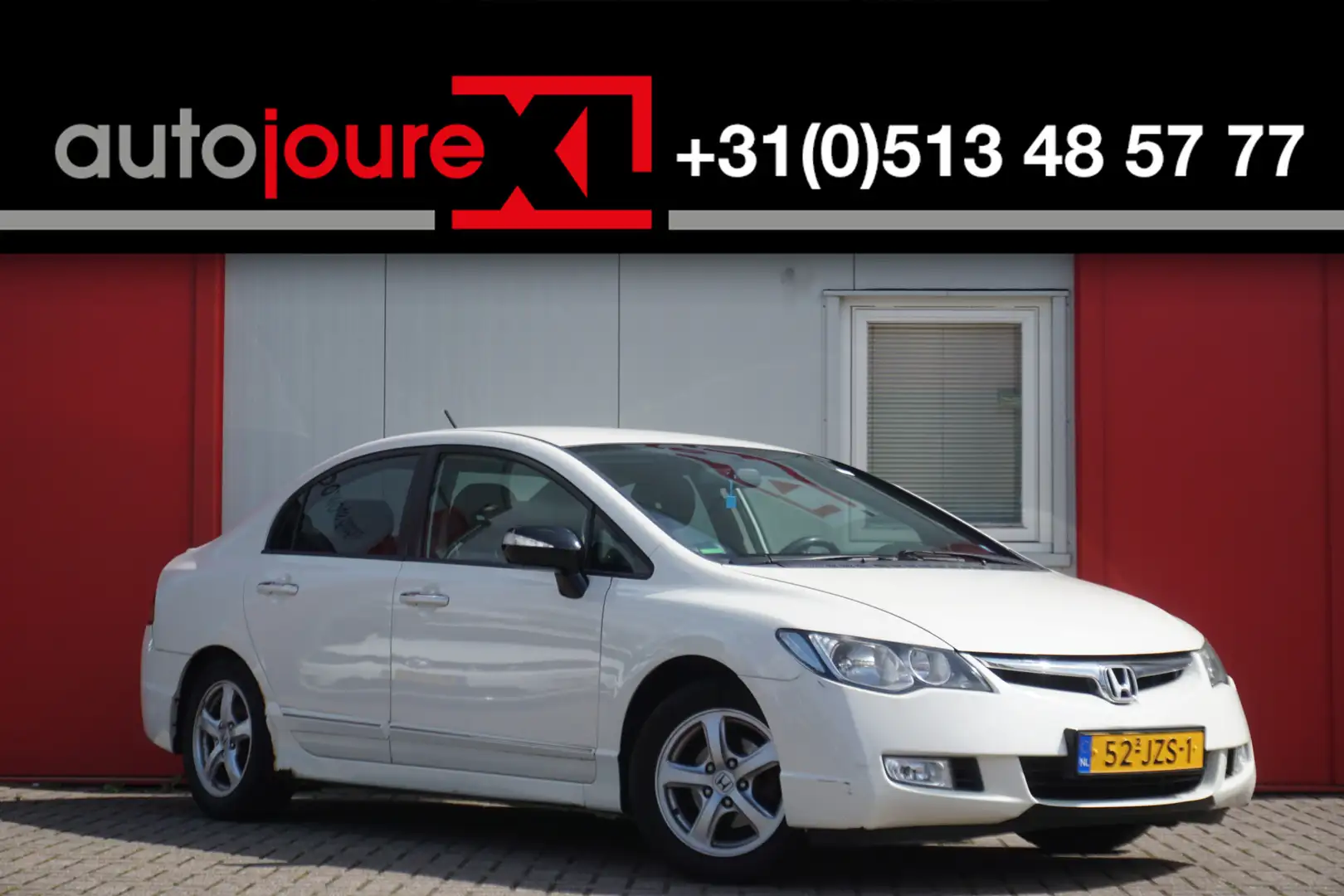 Honda Civic 1.3 Hybrid | Origineel NL | Airco | Radio | Blanc - 1