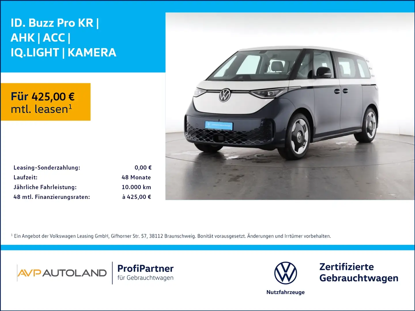 Volkswagen ID. Buzz Pro KR | AHK | ACC | IQ.LIGHT | KAMERA Blu/Azzurro - 1