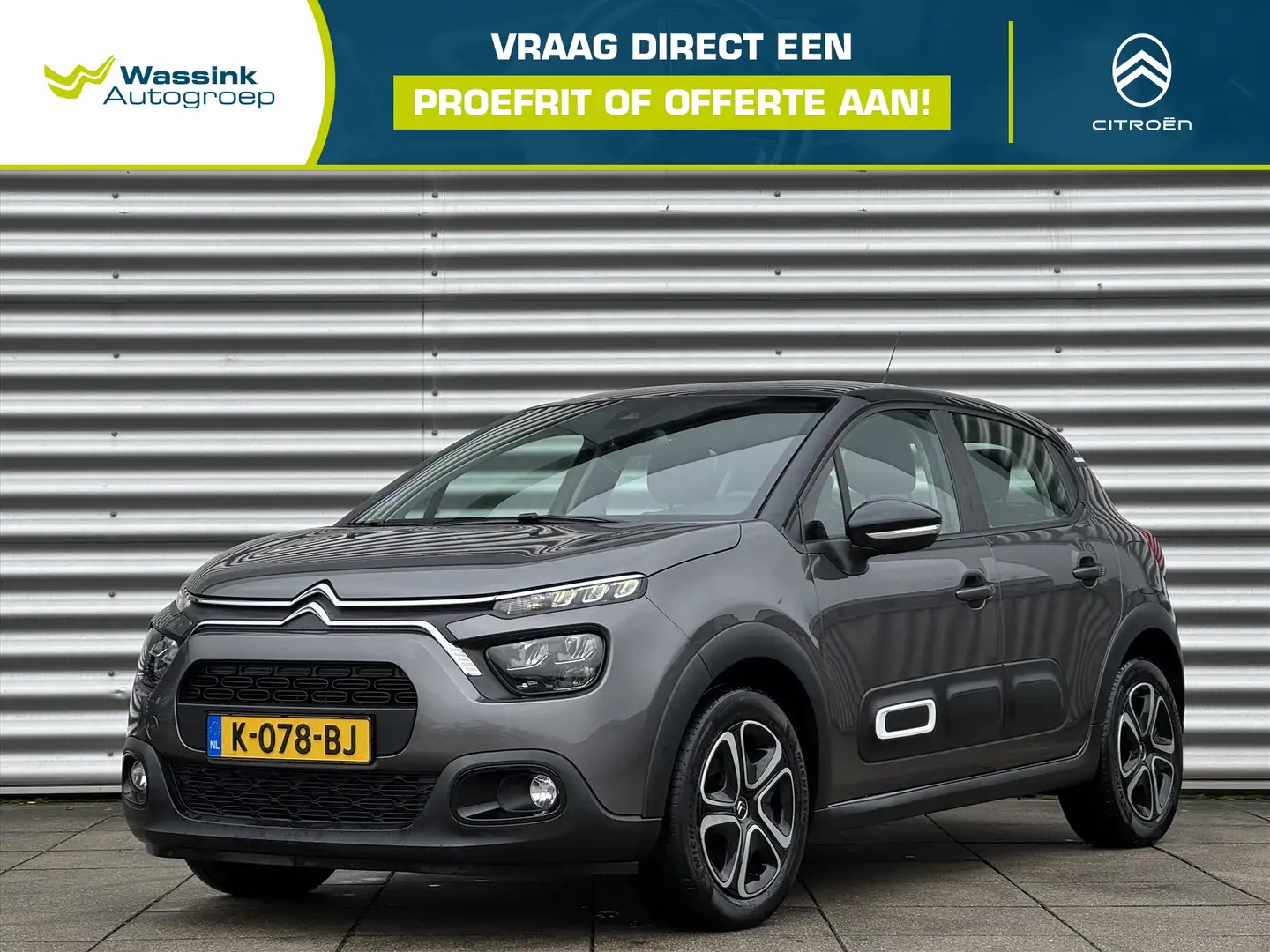 Citroen C3 1.2 PureTech 83pk C-Series Navigatie | Climate Con Gris - 1