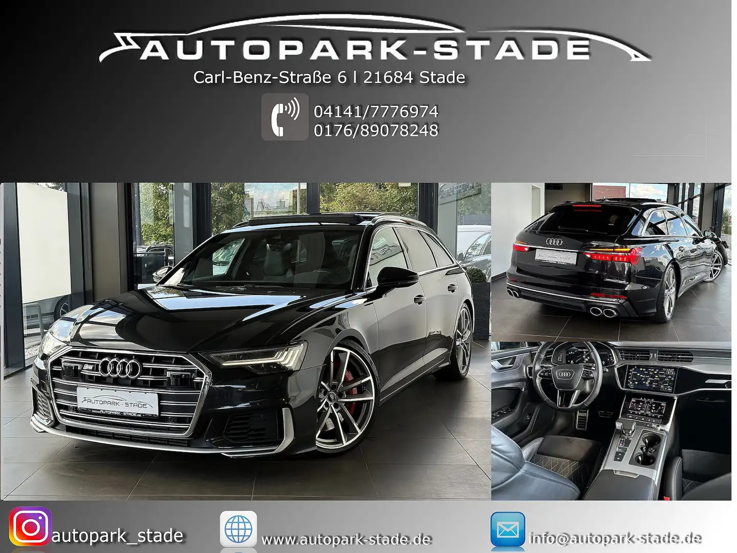 Audi S6 3.0 TDI quattro Pano Assist LED Schwarz - 1