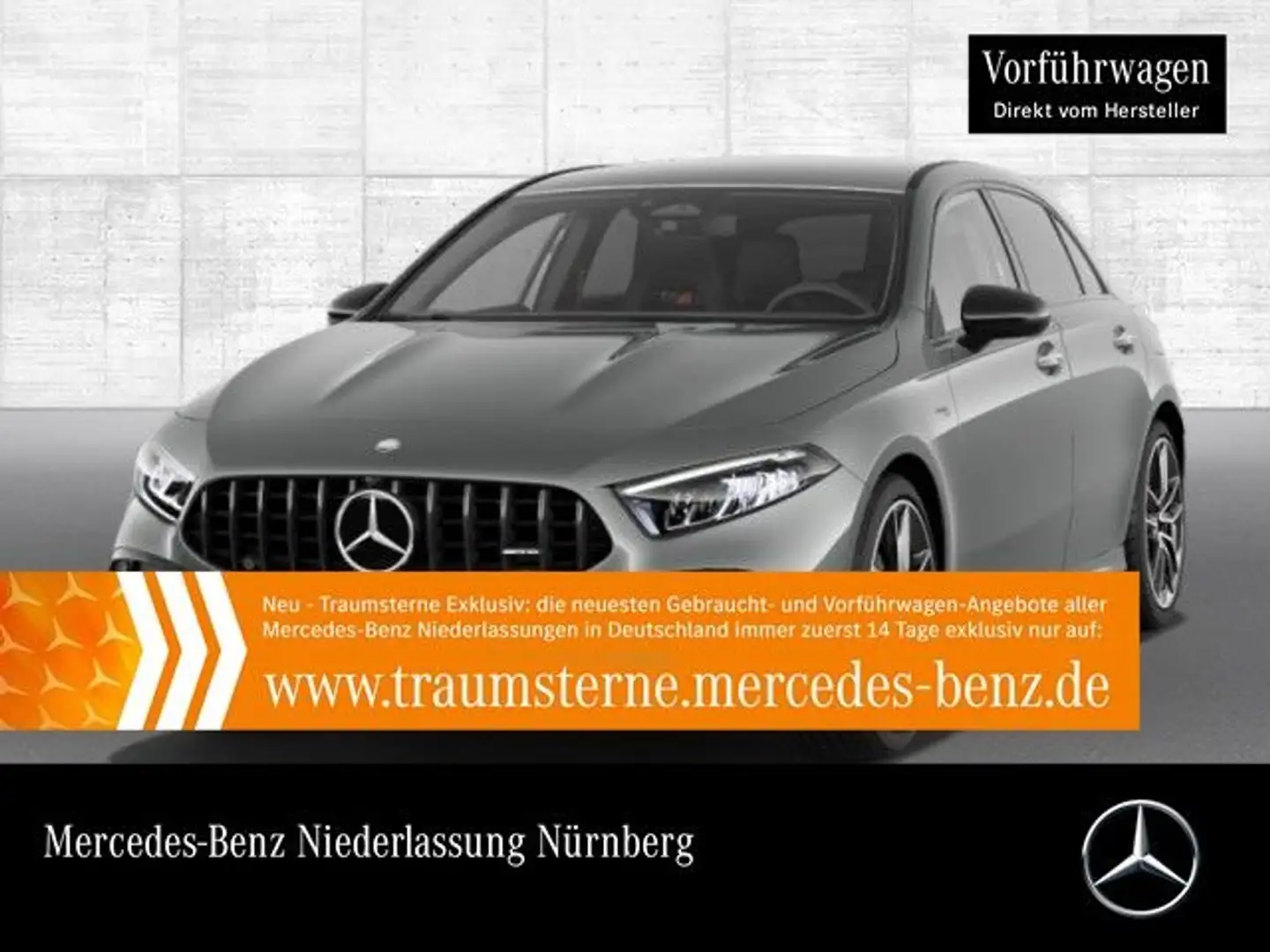 Mercedes-Benz A 35 AMG A 35 4M Kompakt AMG+LED+KAMERA+19"+TOTW+KEYLESS+8G Gris - 1