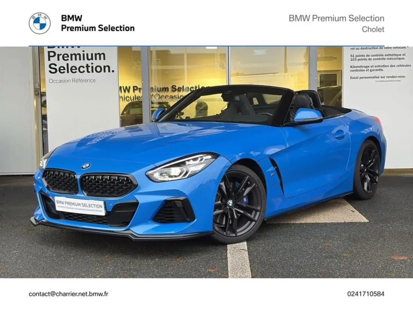 BMW Z4 M40iA 340ch M Performance 168g Bleu - 1