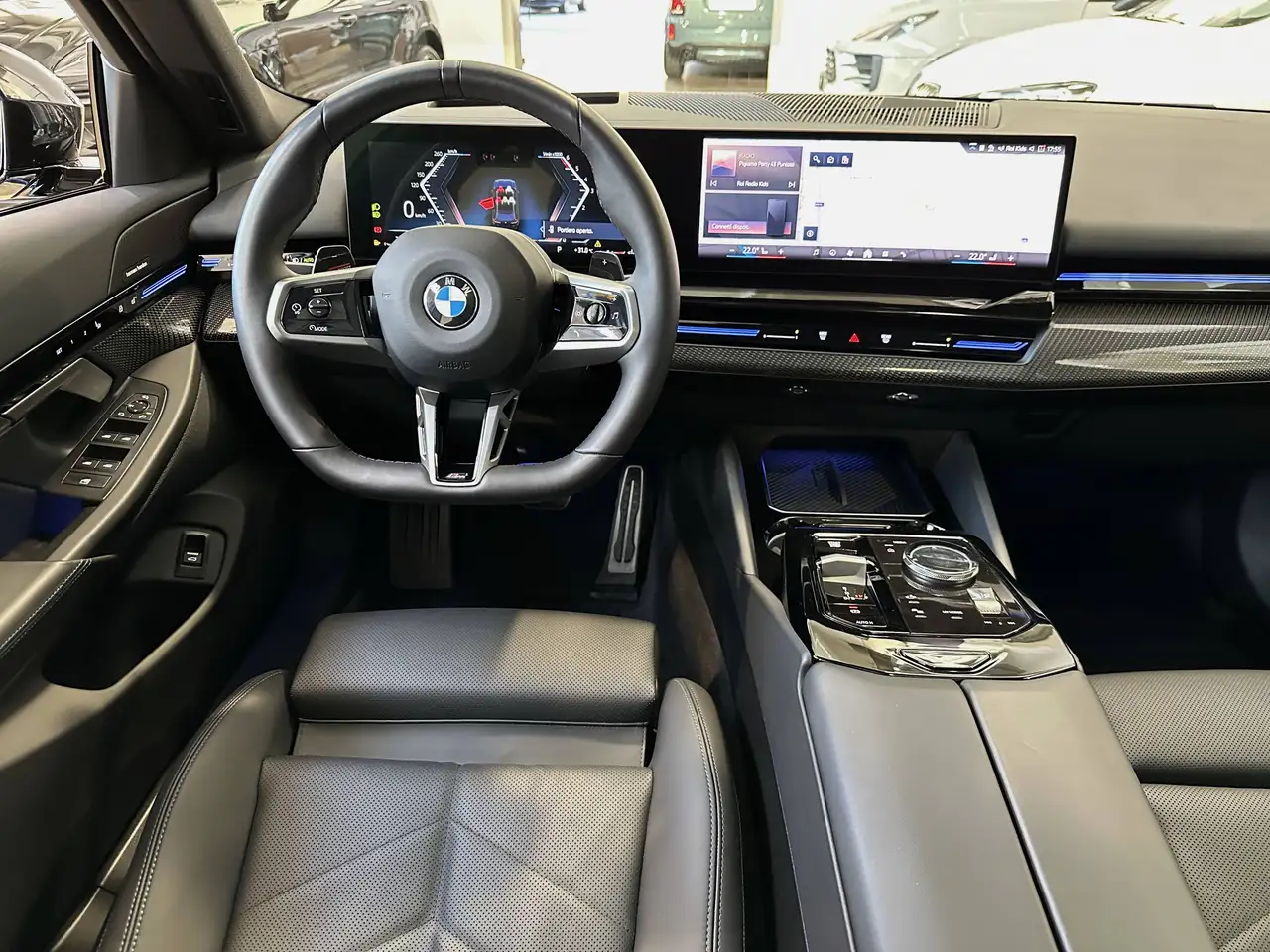BMW 520 d Touring 48V xdrive MSport Pro-20"-Tetto-FULL-IVA, миниатюра 11