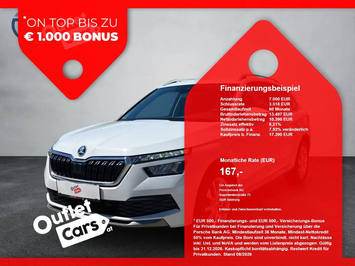 Skoda Kamiq 1.6 TDI Ambition ASSIST+LED+NAVI+RADAR Weiß - 1