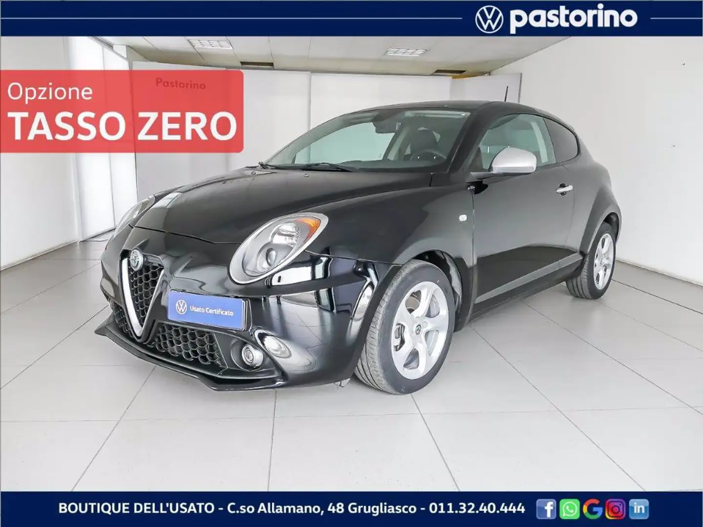 Alfa Romeo MiTo MI.TO  1.3  SUPER  95CV Noir - 1