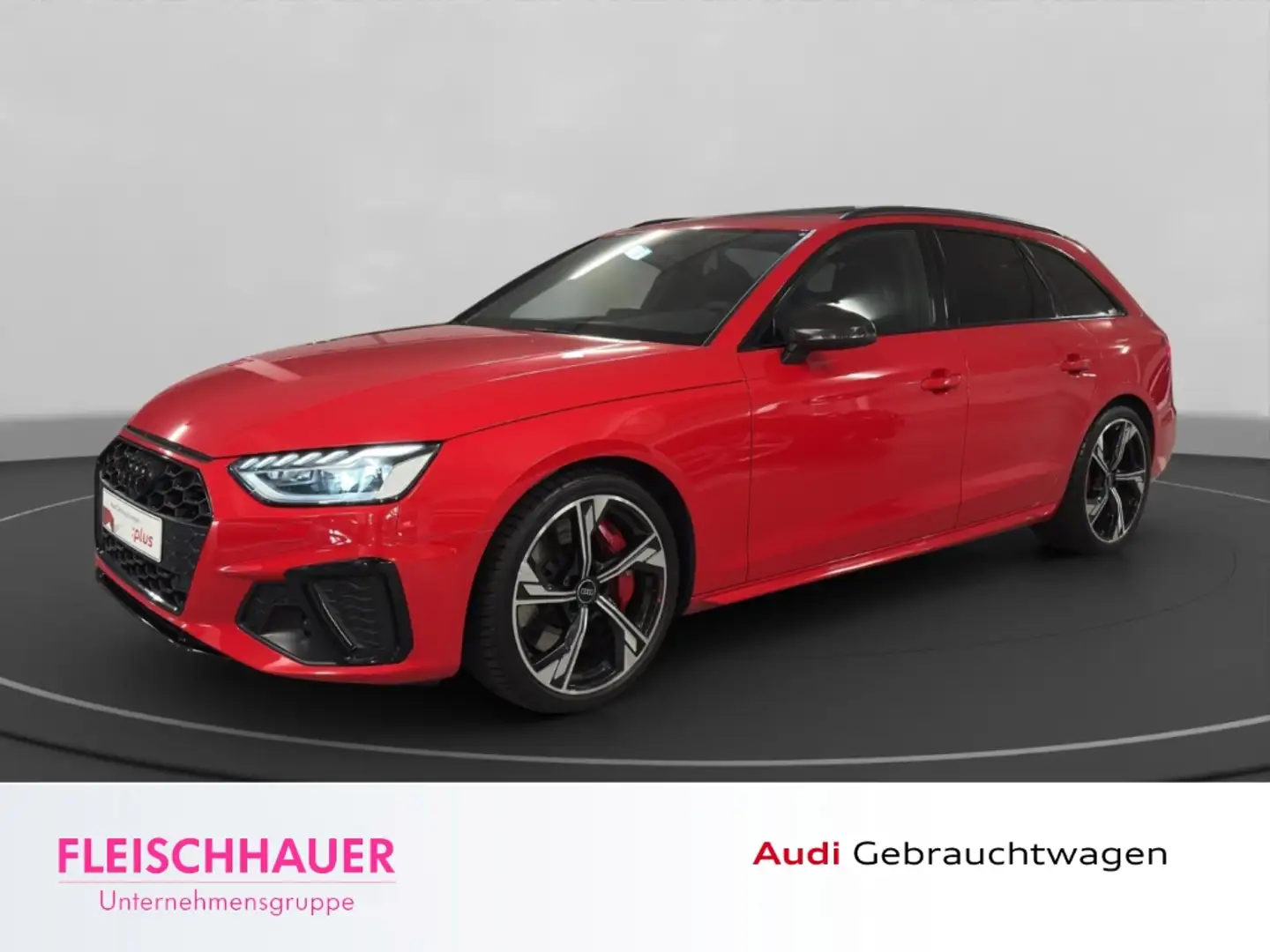 Audi S4 Avant 3.0 TDI qu. Matrix+AHK+Pano+Black+19''+Navi+ Rot - 1