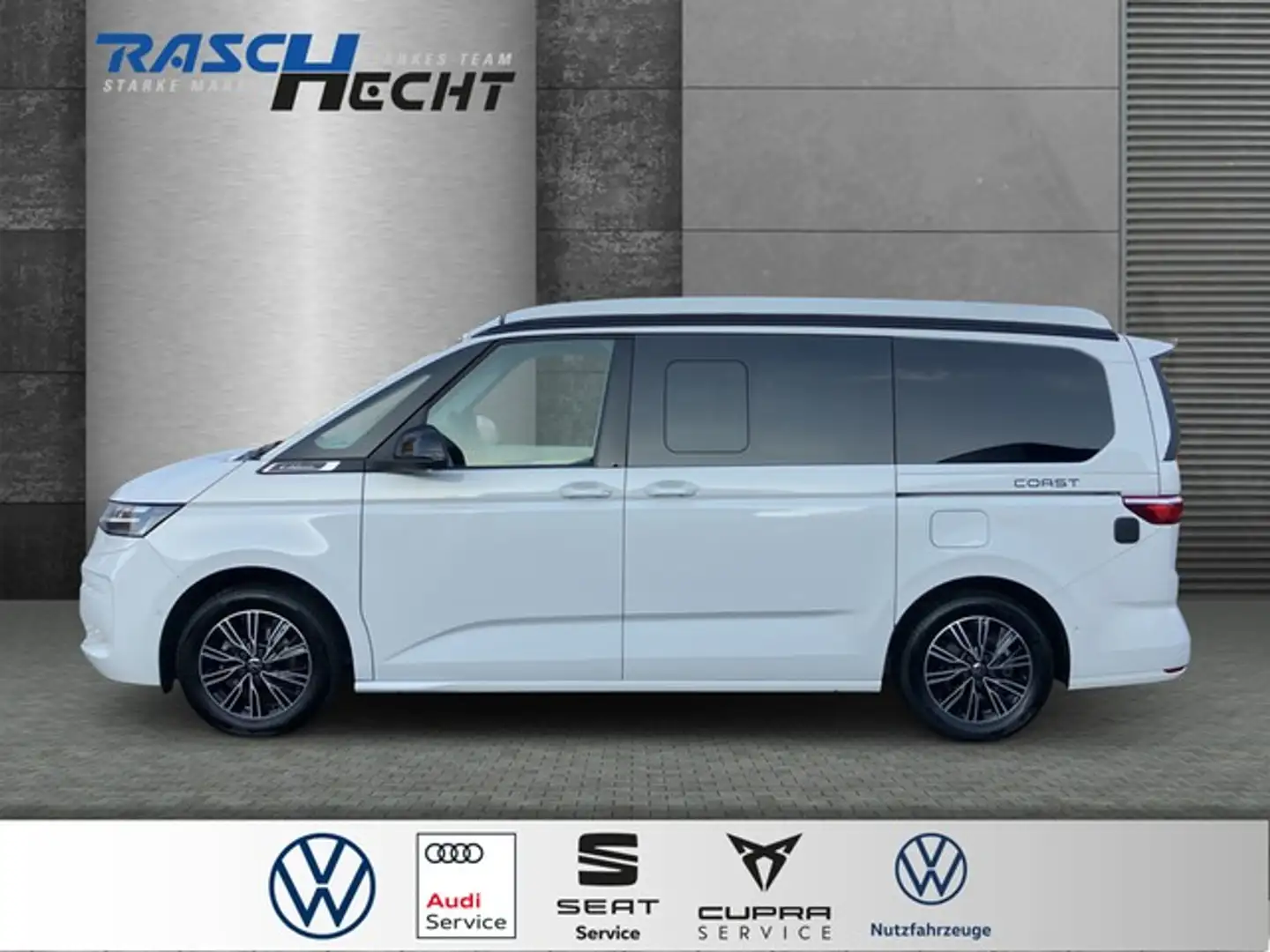 Volkswagen T7 California Coast 2.0 TDI DSG*AHK*LED*NAVI* Weiß - 2