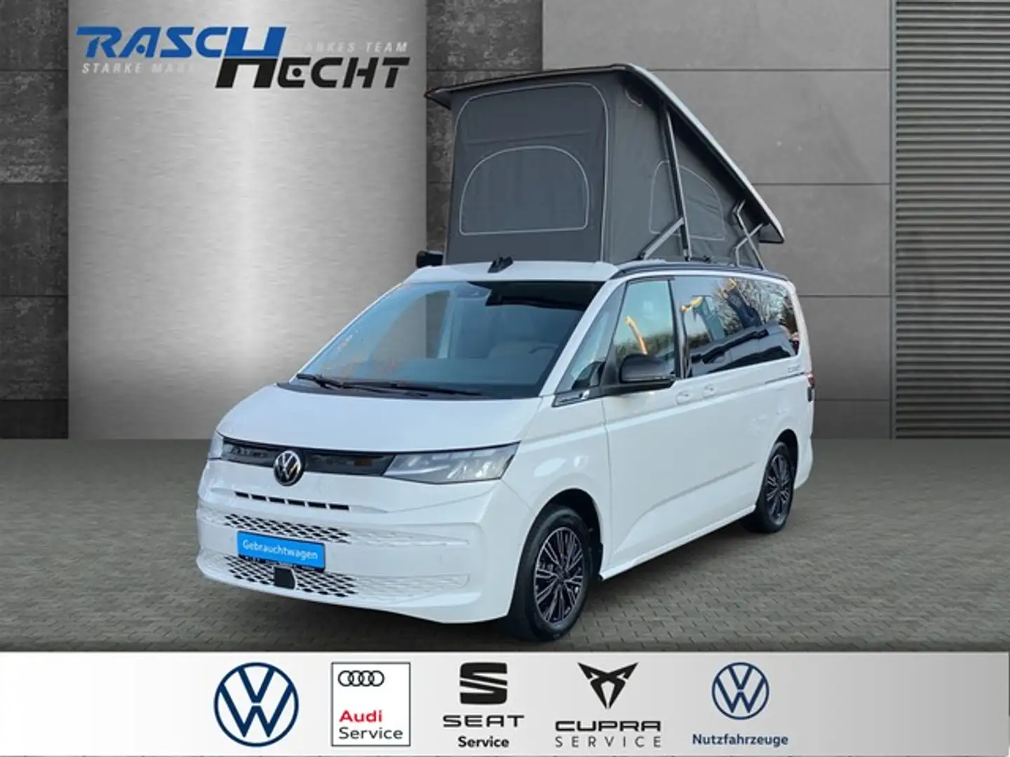 Volkswagen T7 California Coast 2.0 TDI DSG*AHK*LED*NAVI* Weiß - 1
