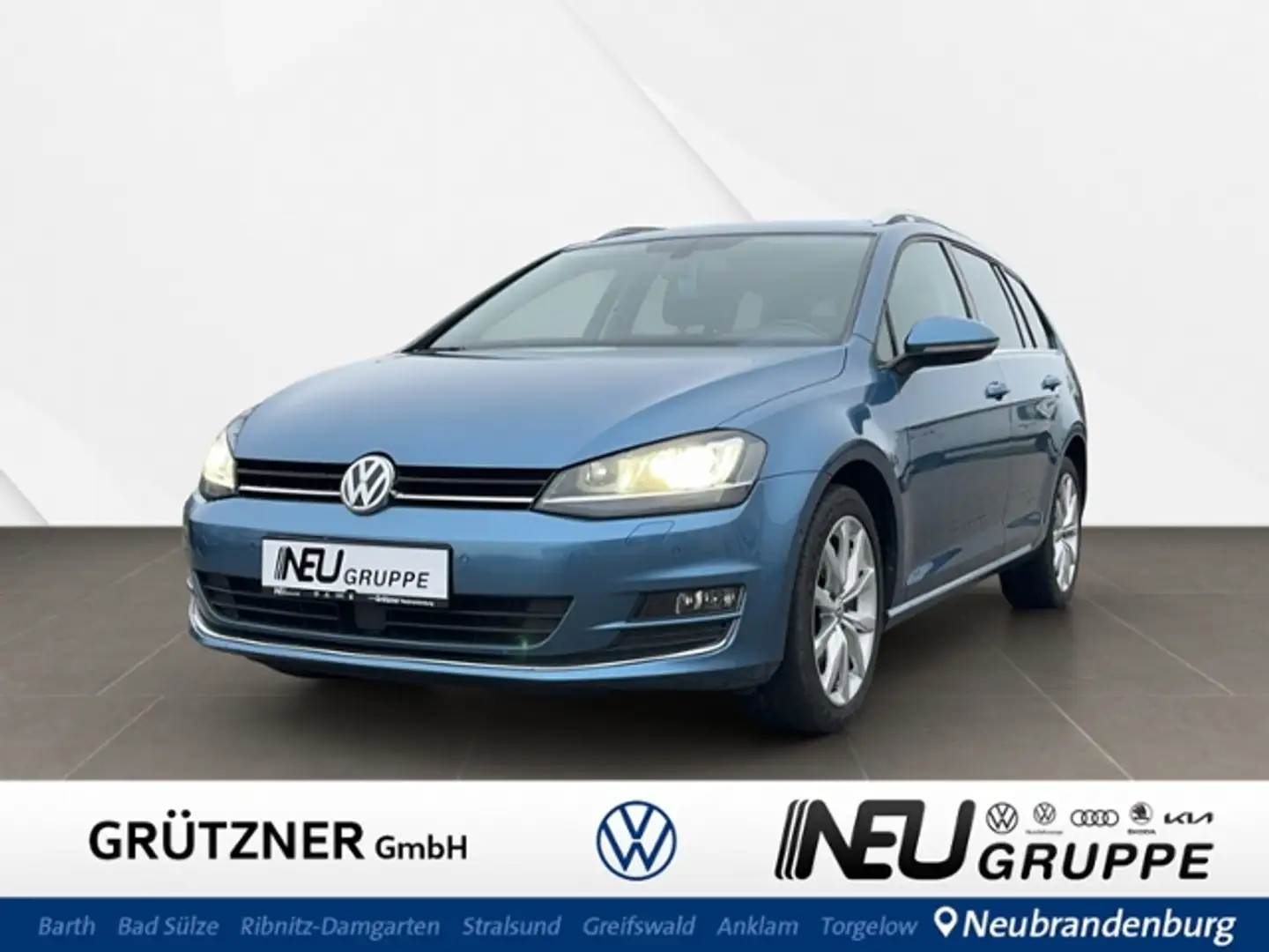 Volkswagen Golf Variant VII Variant Highline 1,4 TSI Highline Navi, Bi-Xe Blauw - 1