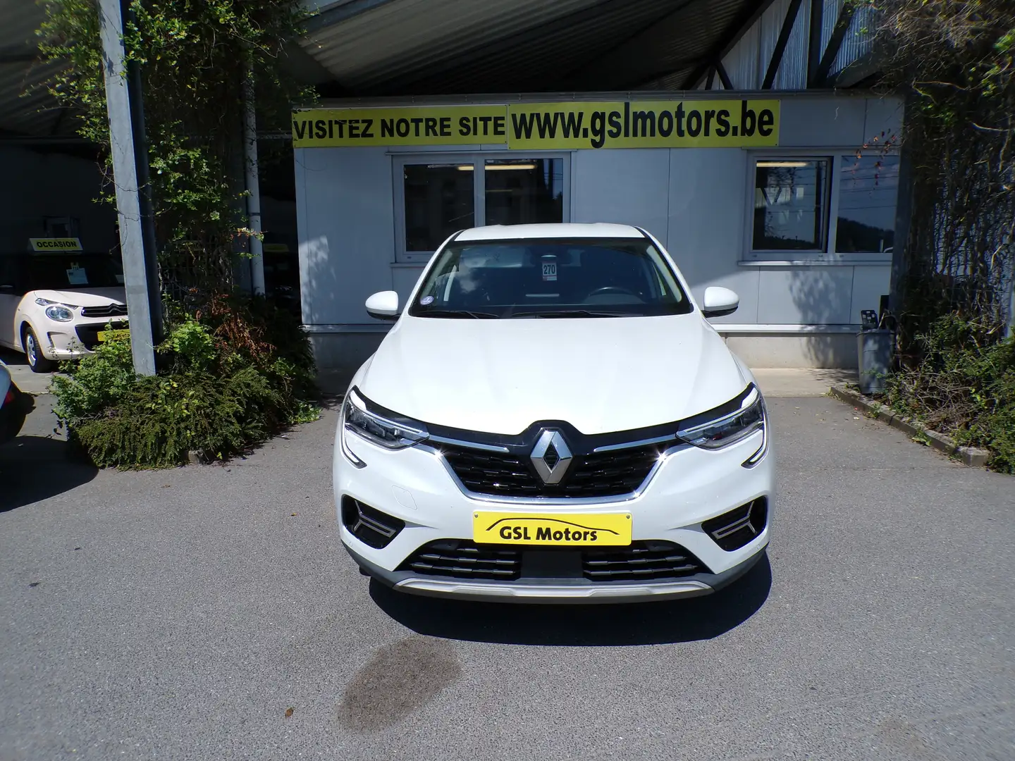 Renault Arkana 1.600cc  automatique blanc 08/22 61913km Airco GPS Blanc - 2