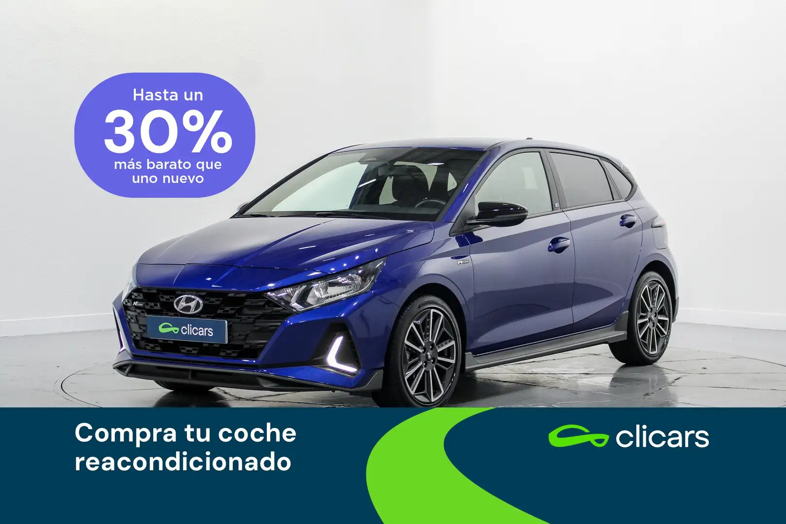 Hyundai i20 1.2 MPI Nline 30 Aniversario Azul - 1