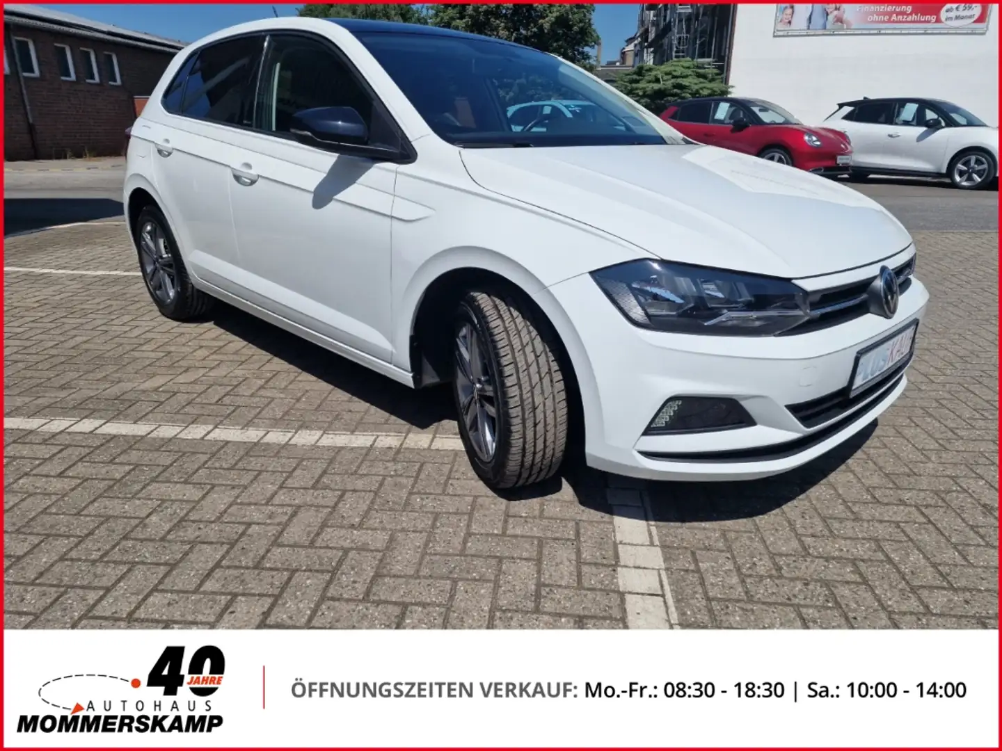Volkswagen Polo VI United 1.0 TSI EU6d+Apple CarPlay+Android Auto+ Weiß - 2