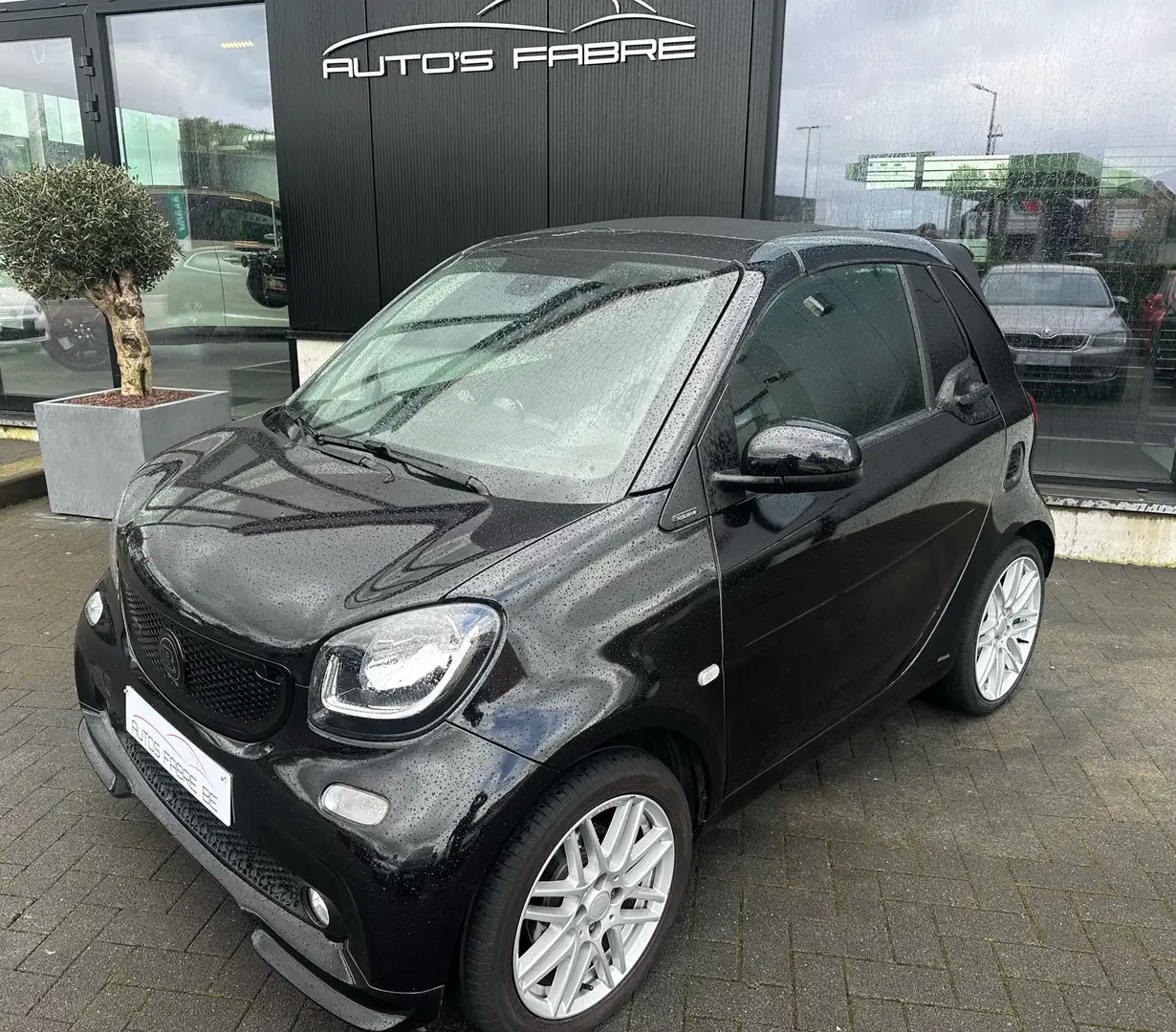 smart forTwo 0.9 Turbo Brabus Pack Automaat CABRIO 52000km Noir - 1