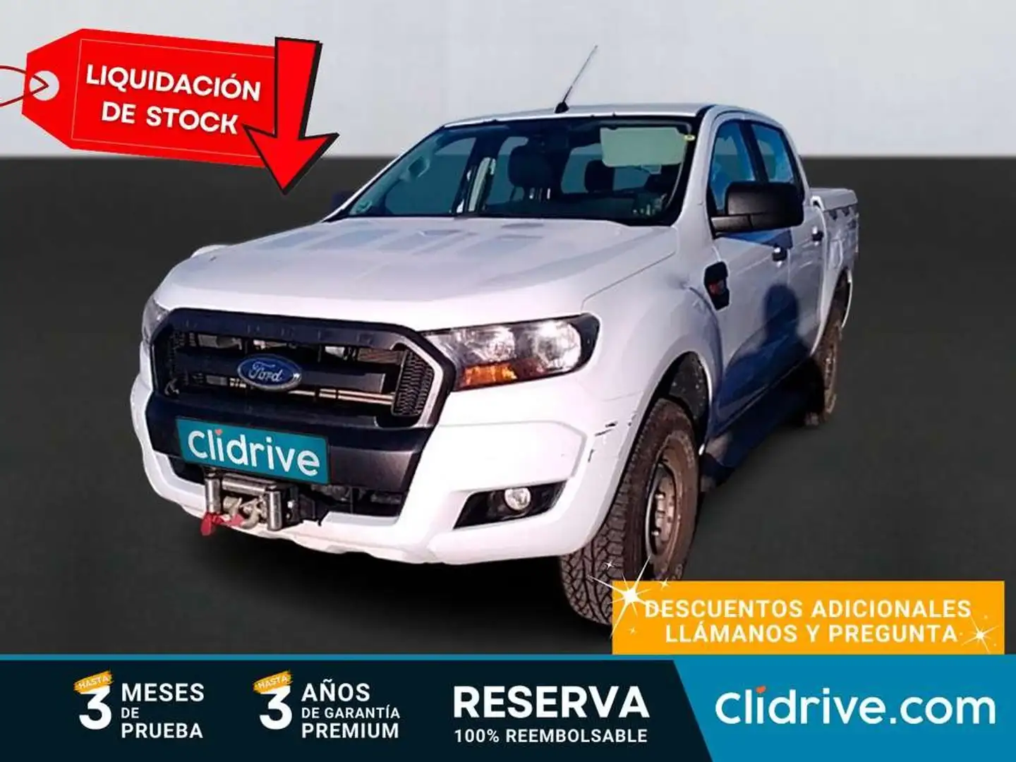 Ford Ranger 2.2 TDCi 4x4 Doble Cab. XL SS Blanco - 1