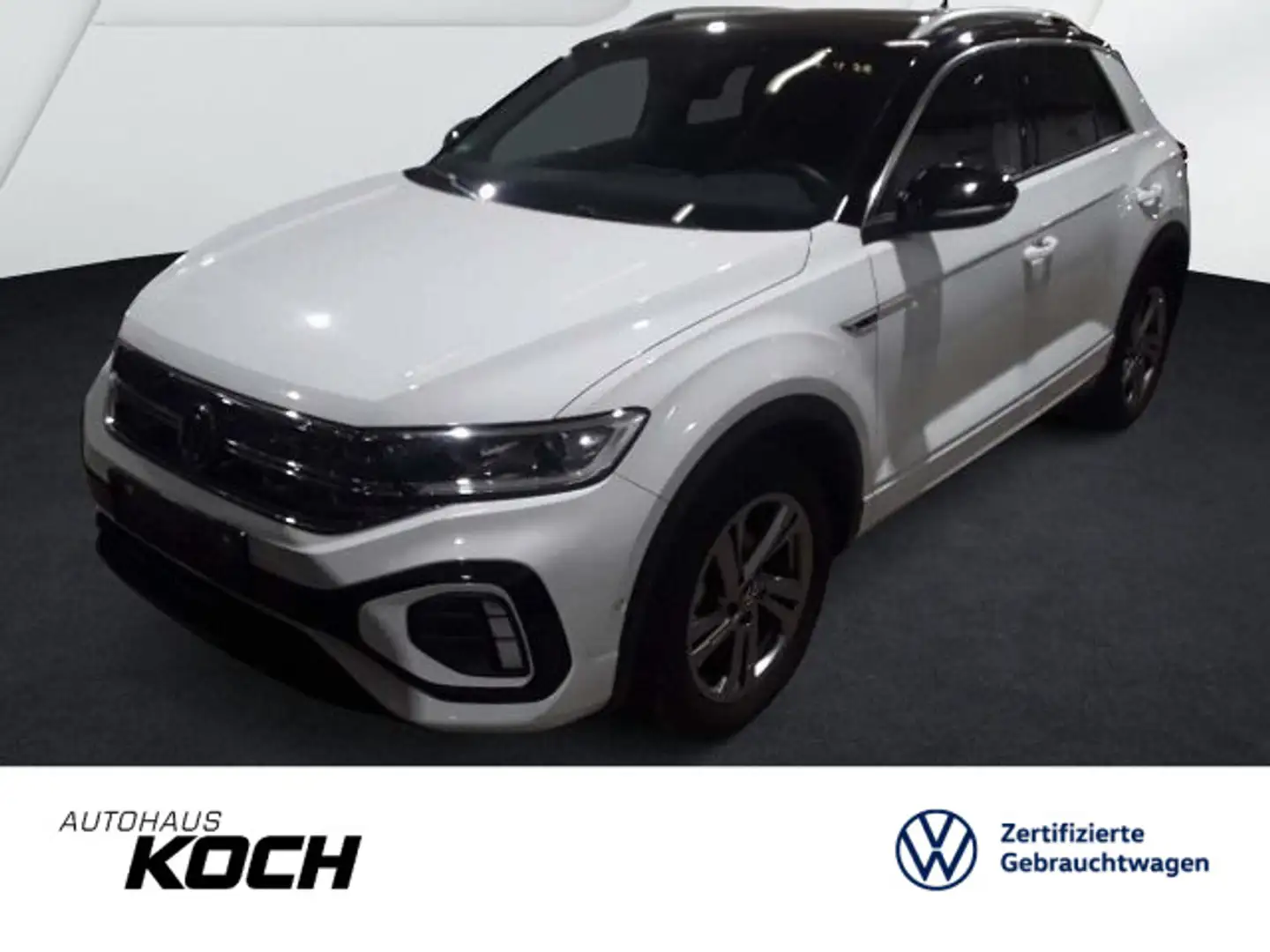 Volkswagen T-Roc 1,5 TSI DSG R-Line AHK LED Navi Kamera Weiß - 1