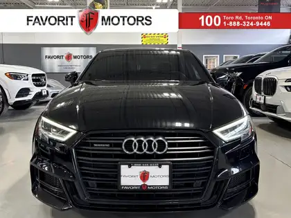 Black 2019 Audi A3 Sedan All-Wheel Drive Automatic