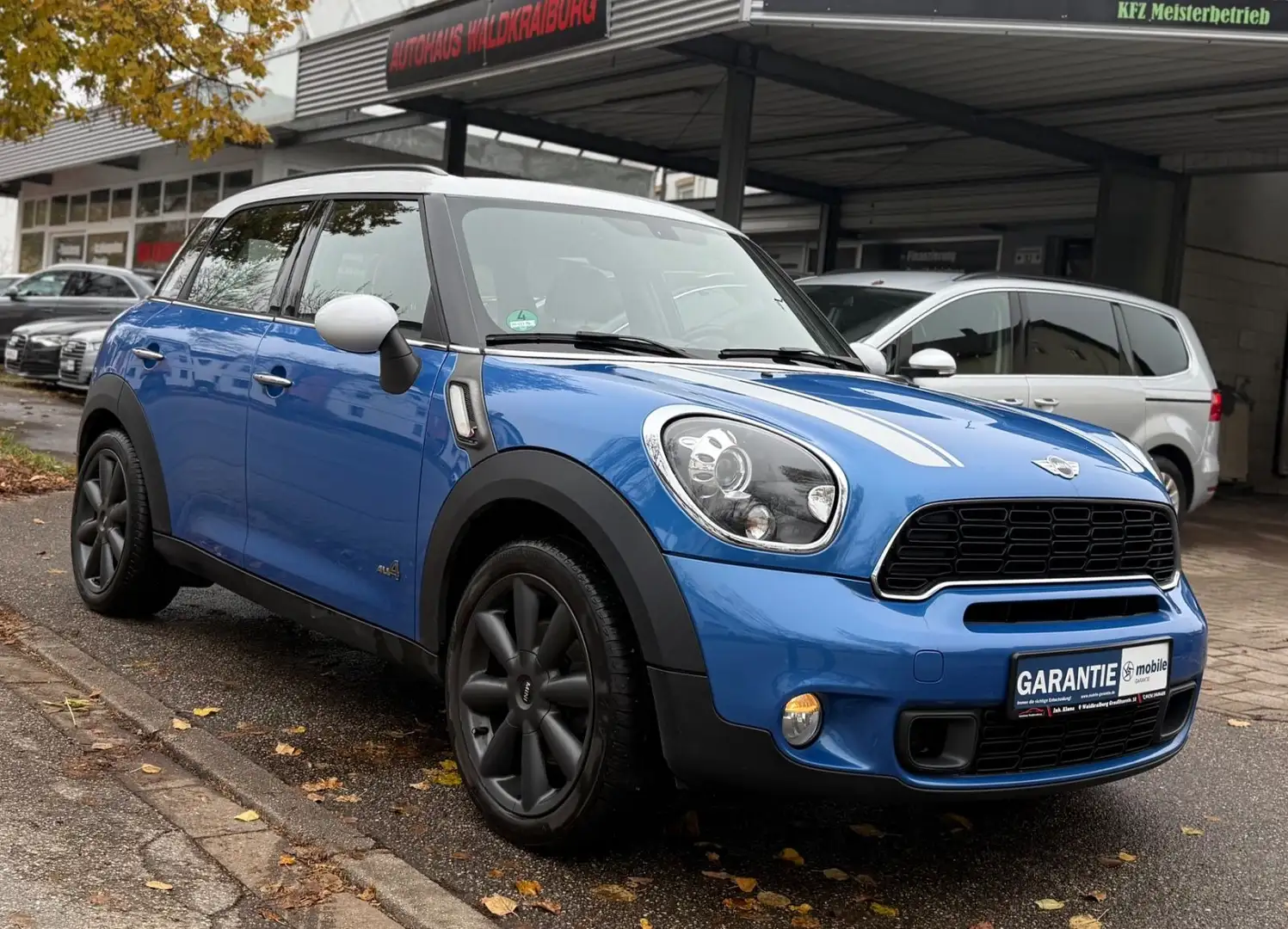 MINI Cooper S Countryman 1.6i Automatik/Vollleder/TOP Modrá - 1