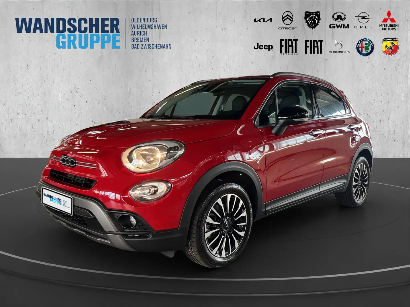Fiat 500X MY22 CROSS HYBRID Komfort Plus Paket Rot - 1