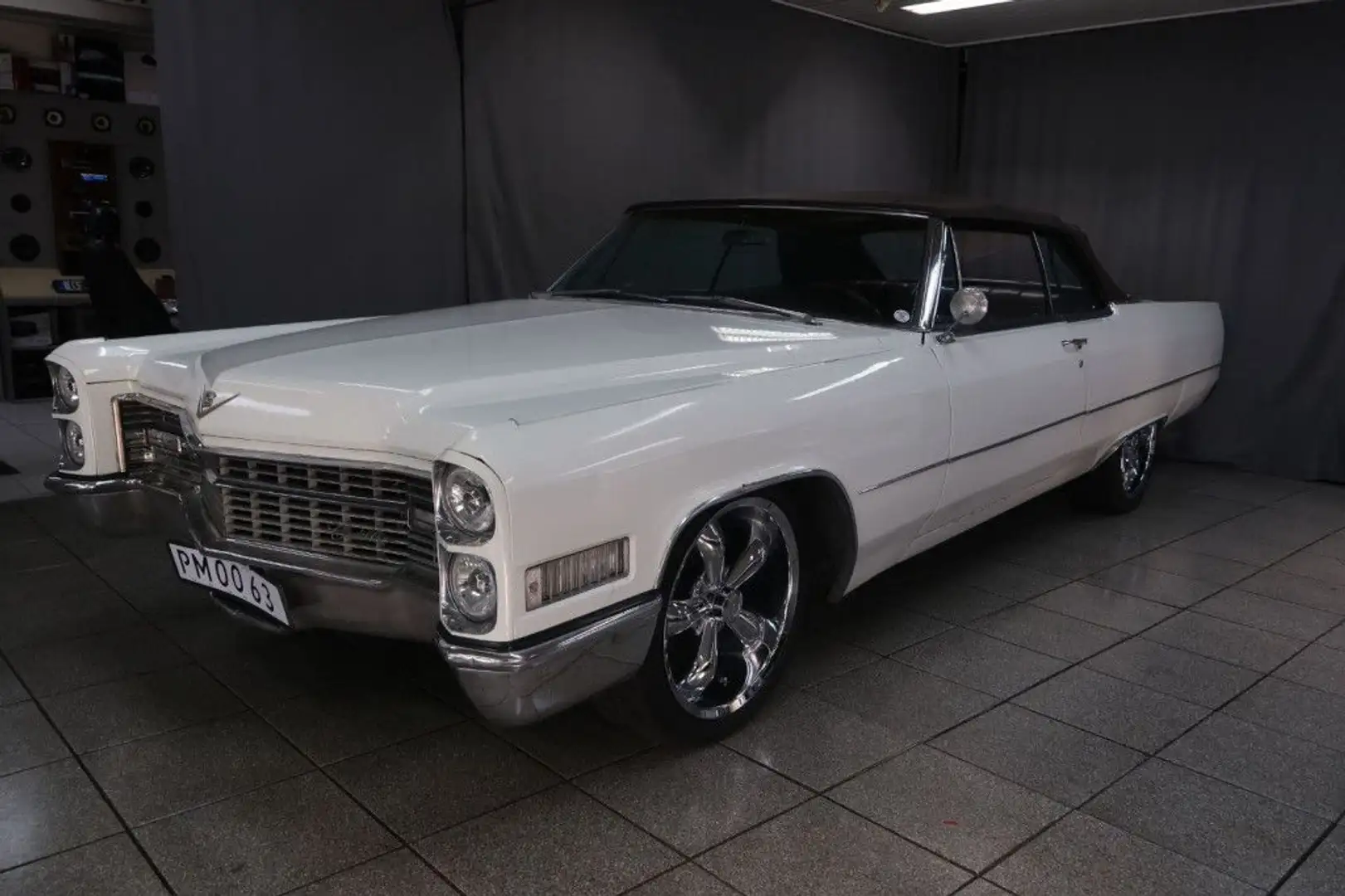 Cadillac Deville Convertible Airride Weiß - 1