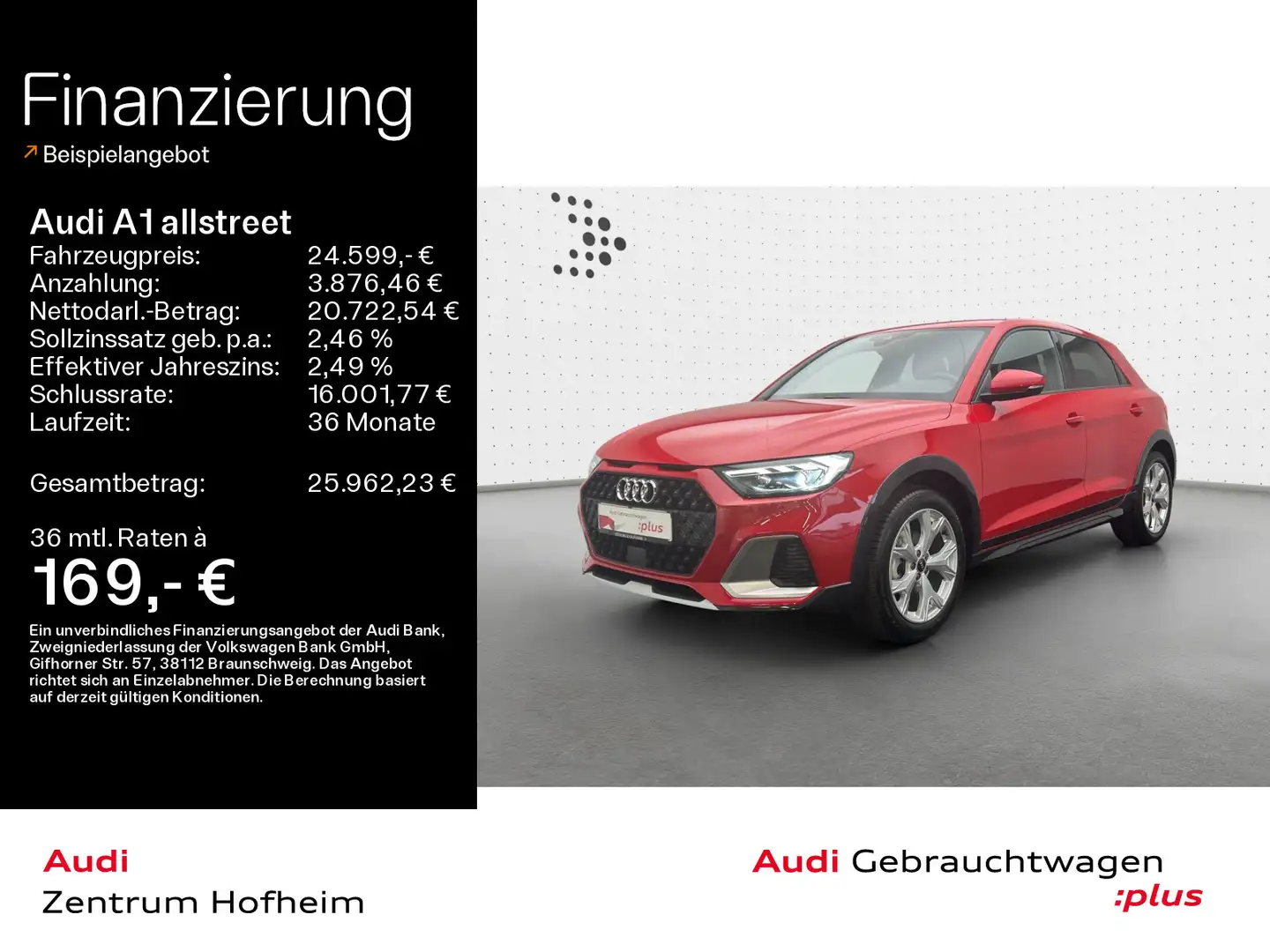 Audi A1 30 TFSI S line S tro*LED*Virtual*Na Rot - 1