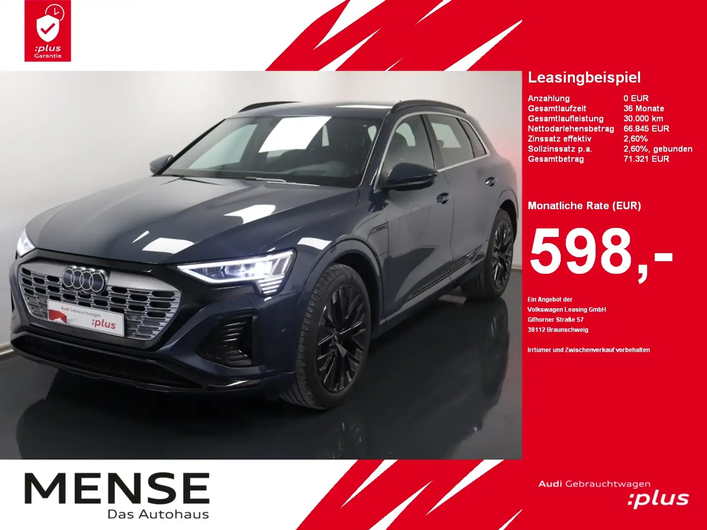 Audi Q8 e-tron 55 quattro S line |Matrix|Luft|LED Blau - 1
