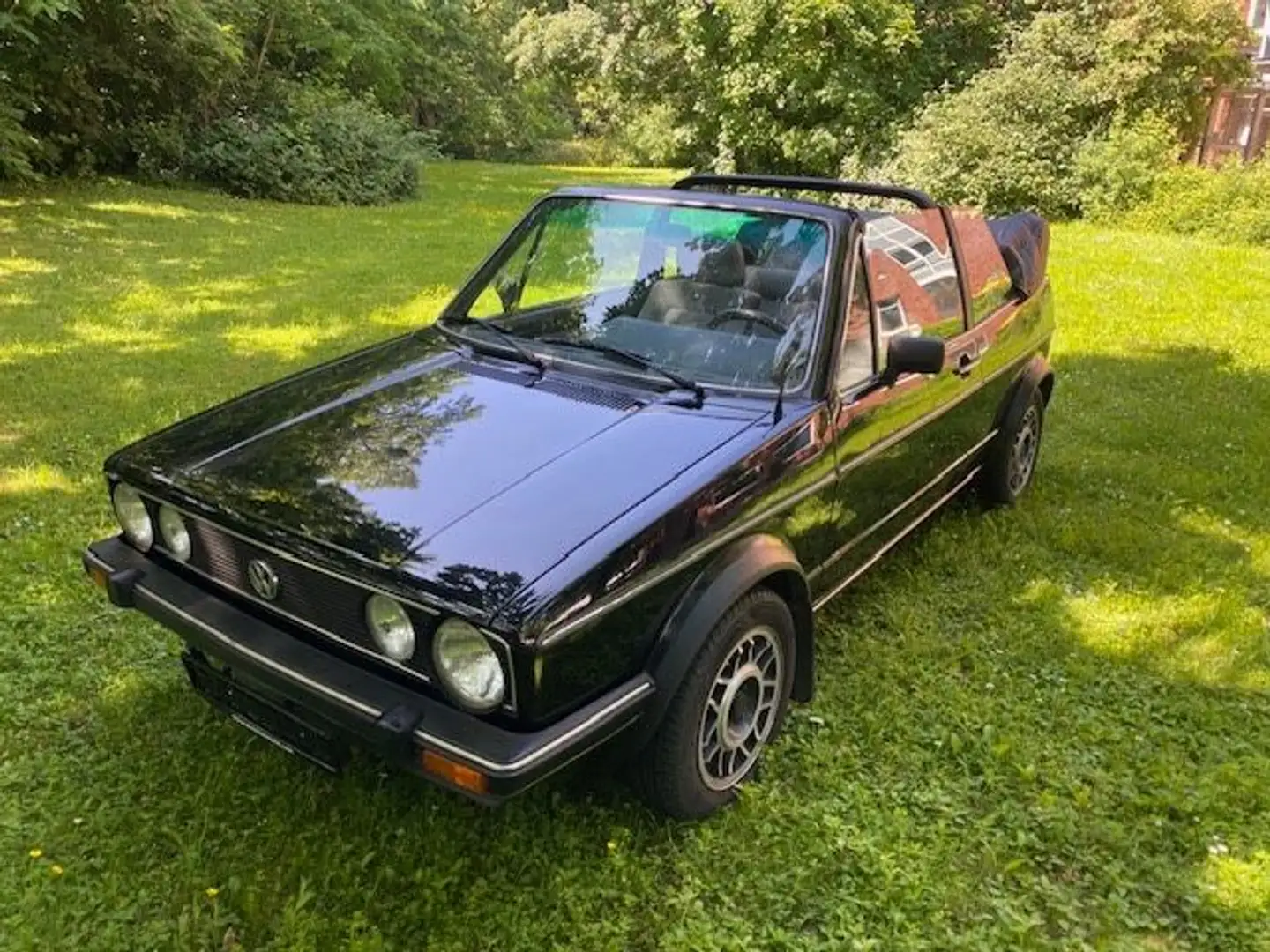 Volkswagen Golf 1 GLi Cabrio, 112PS, Oldtimer Schwarz - 1
