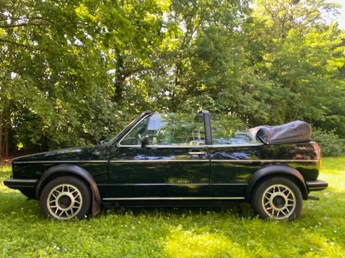 Volkswagen Golf 1 GLi Cabrio, 112PS, Oldtimer Schwarz - 2