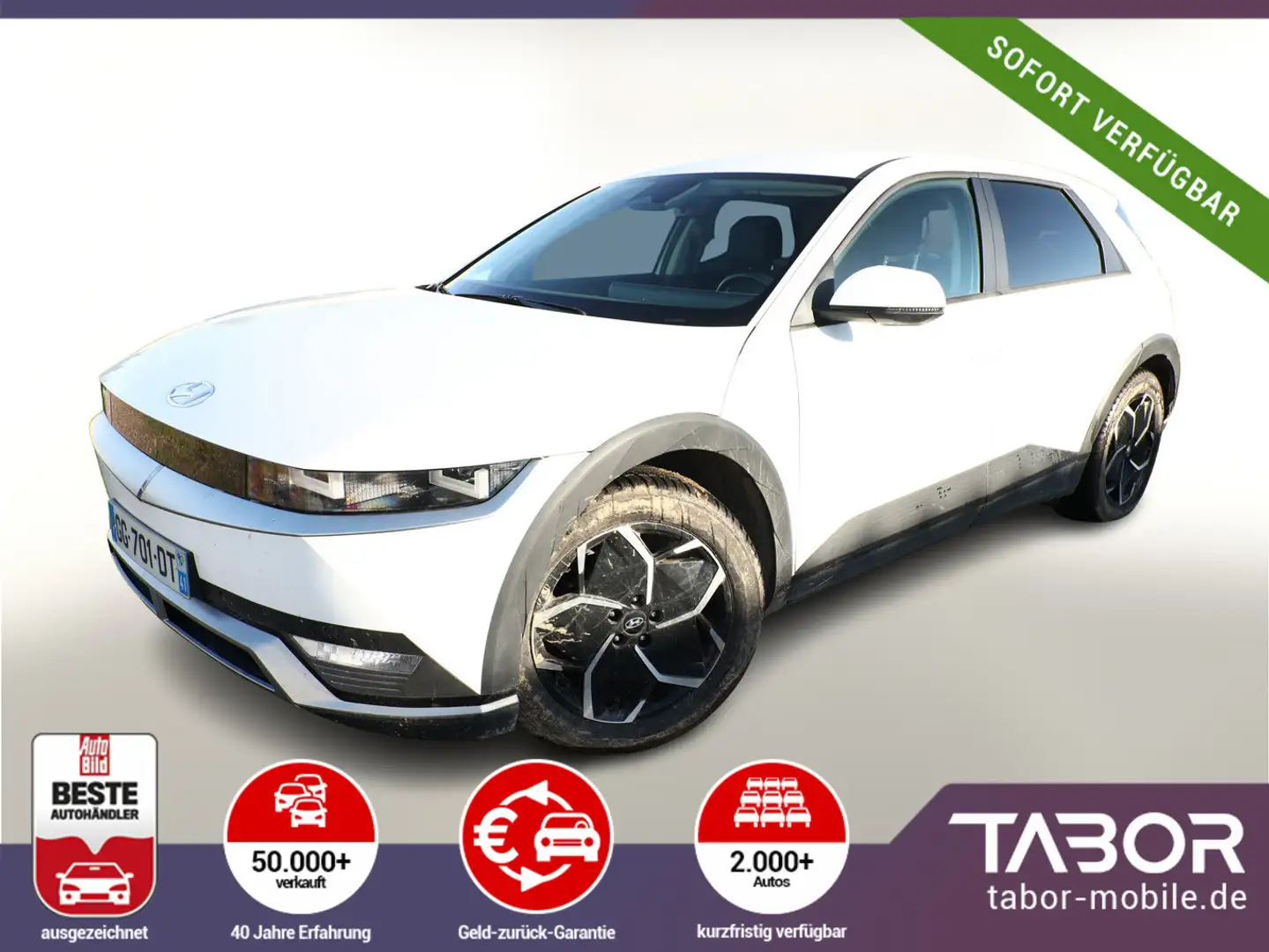 Hyundai IONIQ 5 IONIQ 5 170 VollLED Nav ACC Kam PDC LM19Z Blanc - 1