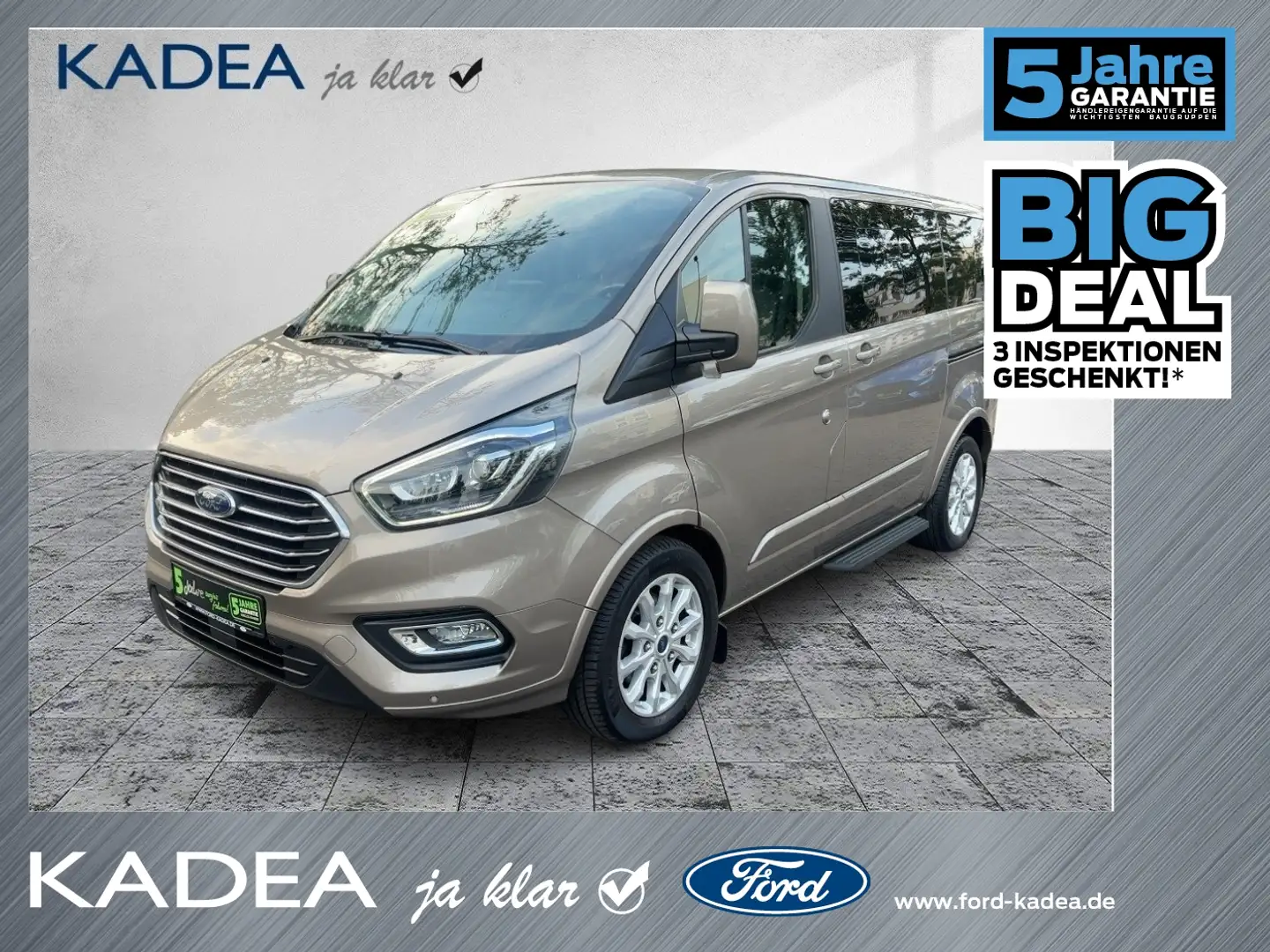 Ford Tourneo Custom 2.0 TDCi L1 Titanium XENON*LEDER Beige - 1