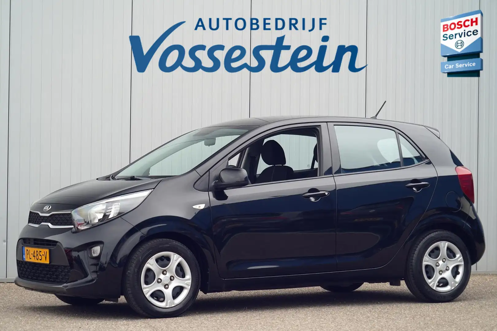 Kia Picanto 1.0 CVVT EconomyPlusLine / 58dkm NAP / Airco / Ele Zwart - 1