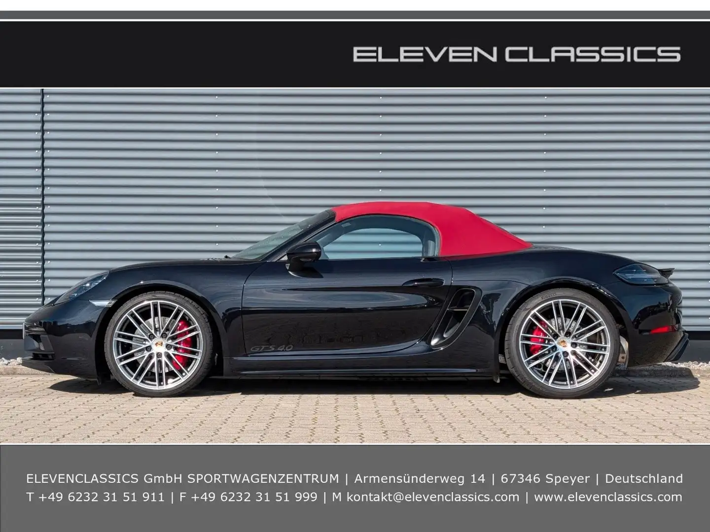 Porsche Boxster 718 GTS 4.0 *1. Hand, Approved* Schwarz - 1