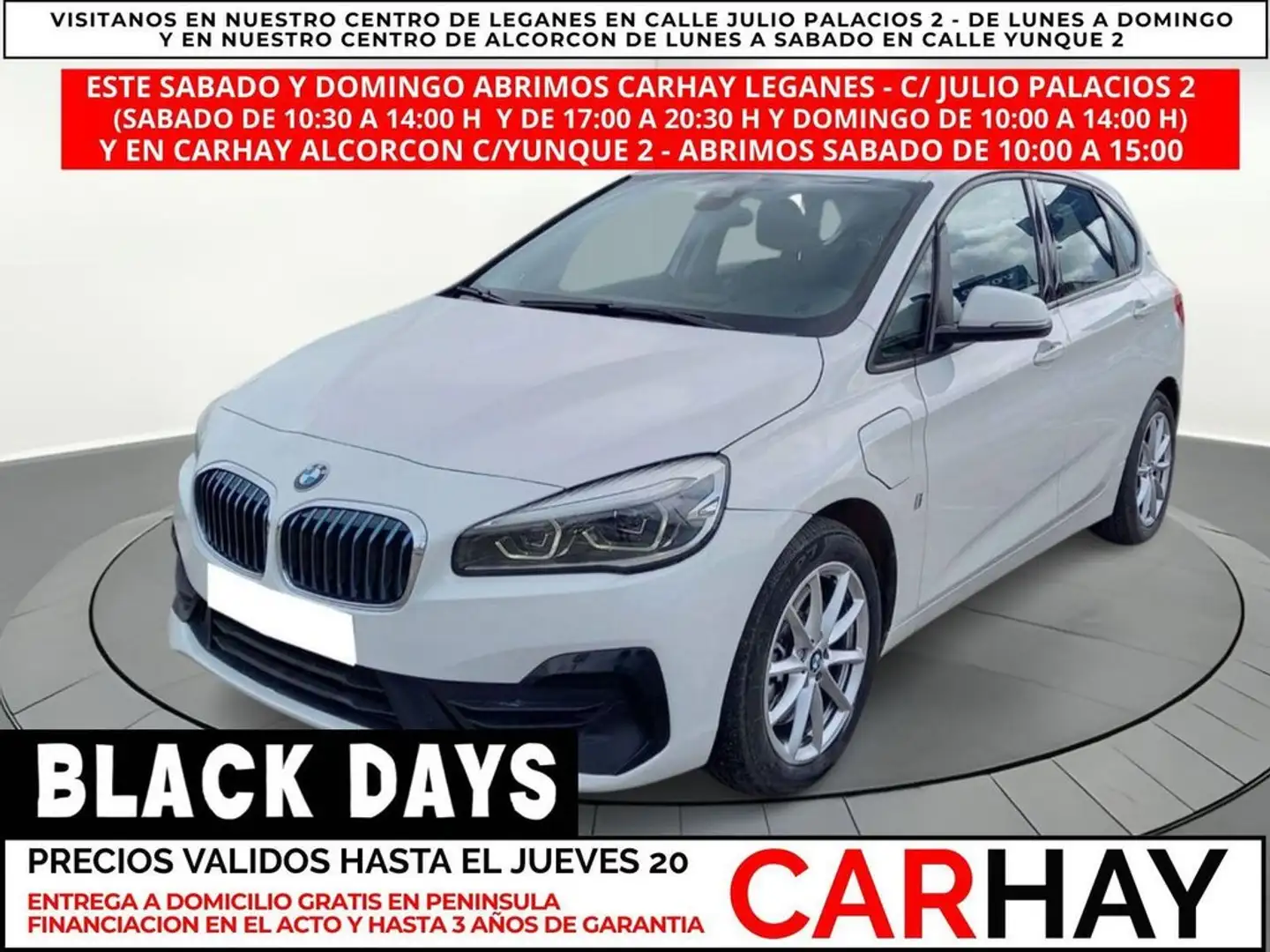 BMW 225 1.5 225XE IPERFORMANCE A Blanc - 1