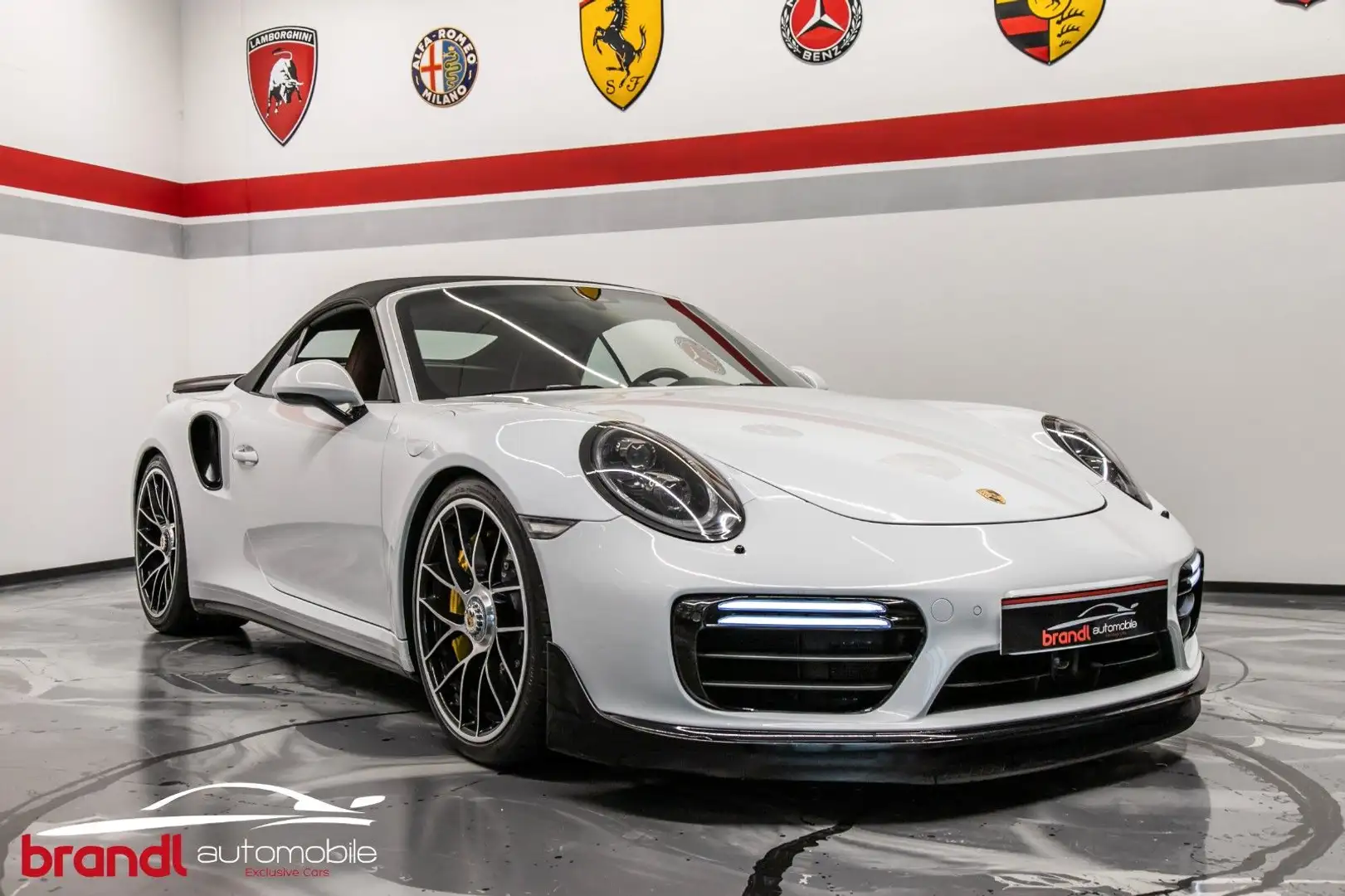 Porsche 991 .2 Turbo S Cabrio / DE / Aero / hohe Ausstatt Weiß - 2