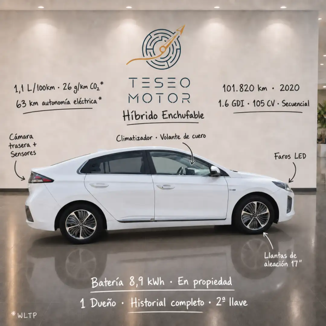 Hyundai IONIQ PHEV 1.6 GDI Klass Blanco - 2