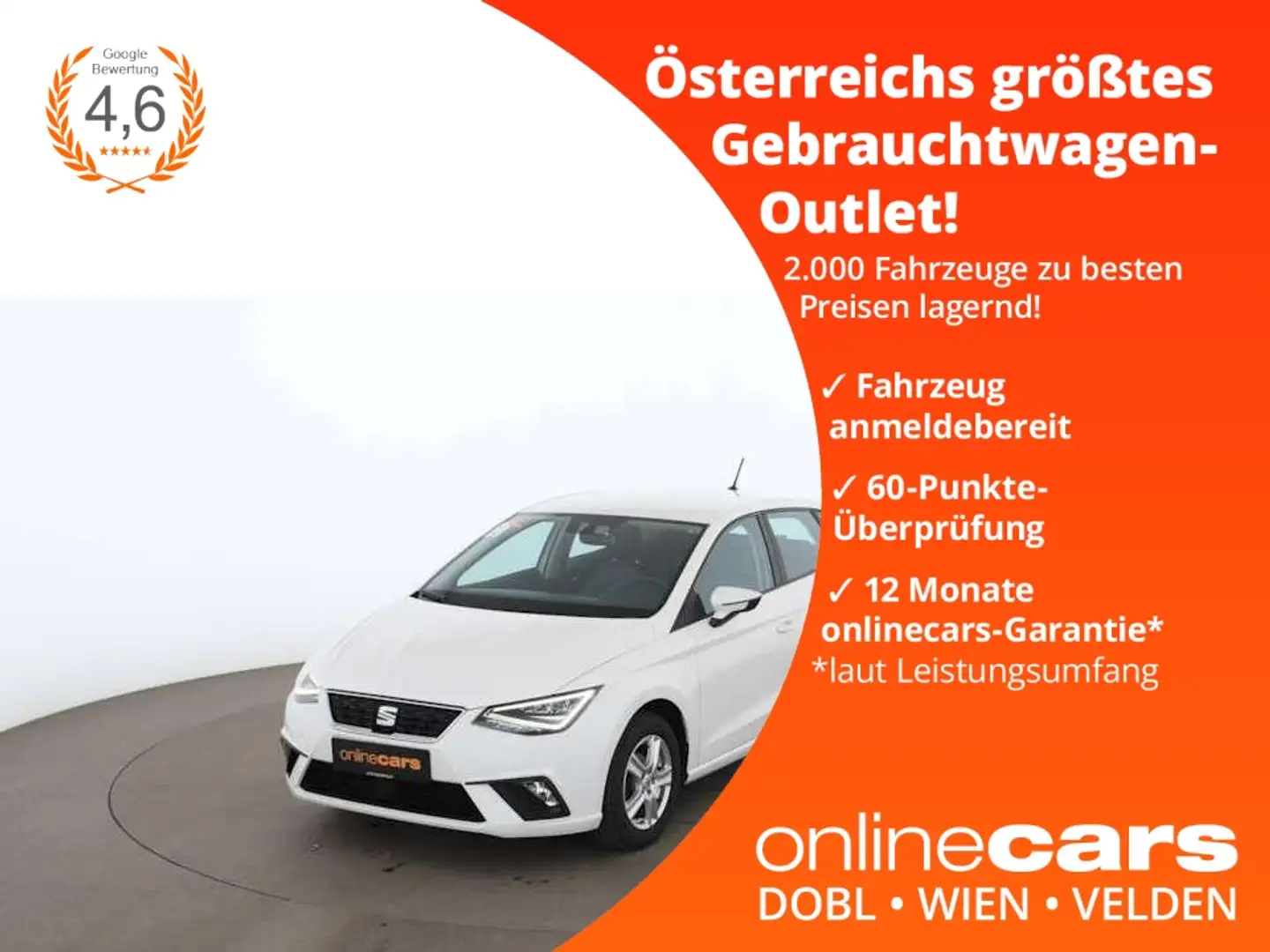 SEAT Ibiza 1.0 MPI Style LED TEMPOMAT KLIMA PDC bijela - 1