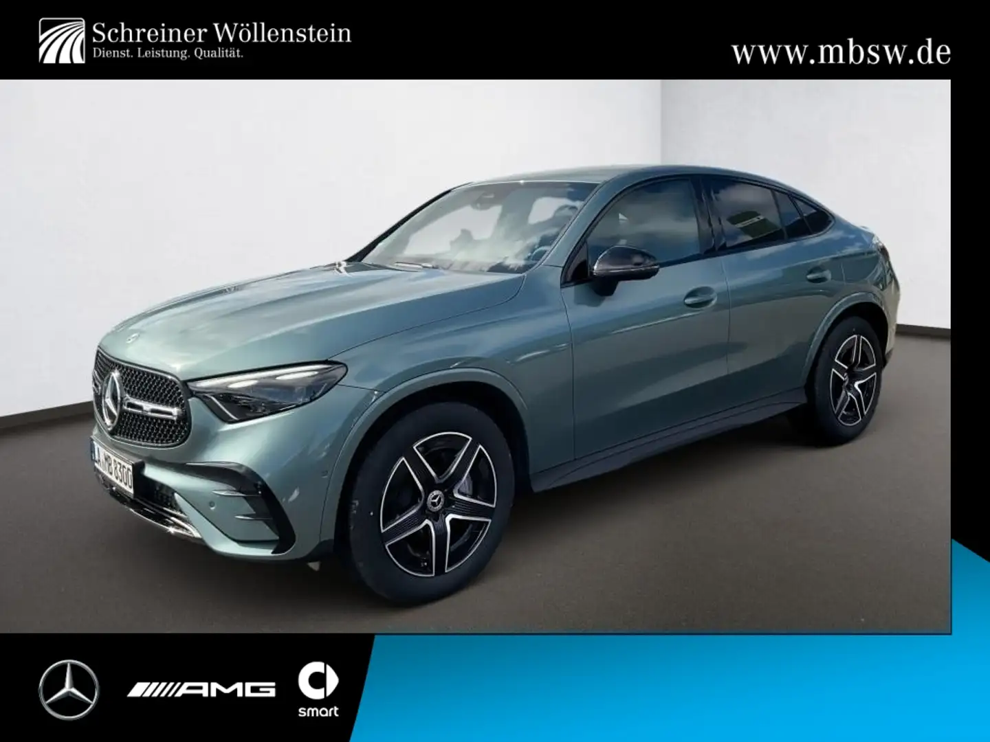 Mercedes-Benz GLC 300 4m C AMG*Night*AHK*Dig-Light*Memory*Totw Silber - 1