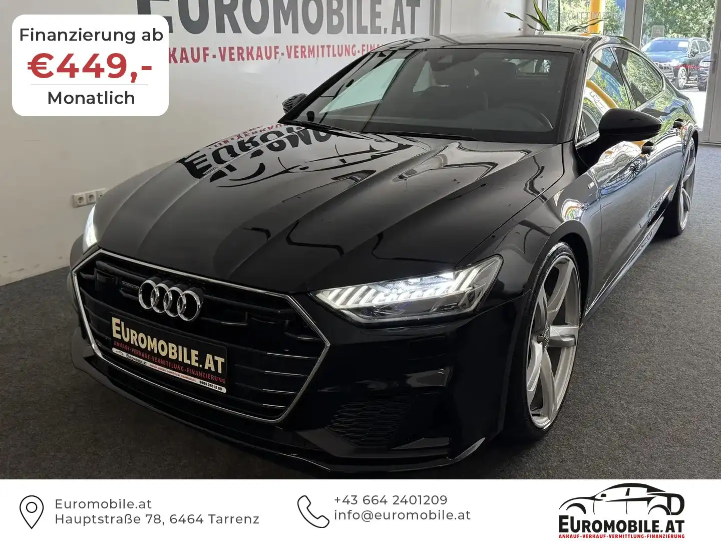 Audi A7 50 basis TDI Quattro *S-Line* RFK*22-ZOLL*VOLL-ASS Schwarz - 1