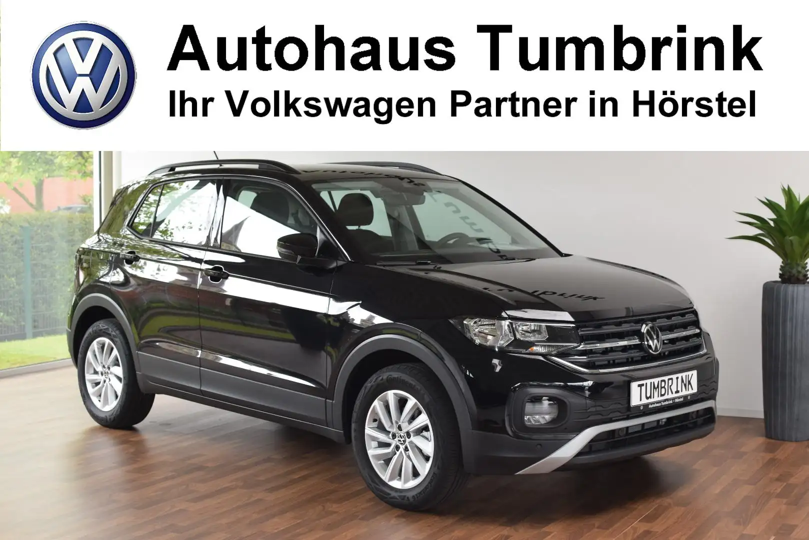 Volkswagen T-Cross Life TSI DSG Navi ACC Kamera SHZ Schwarz - 1