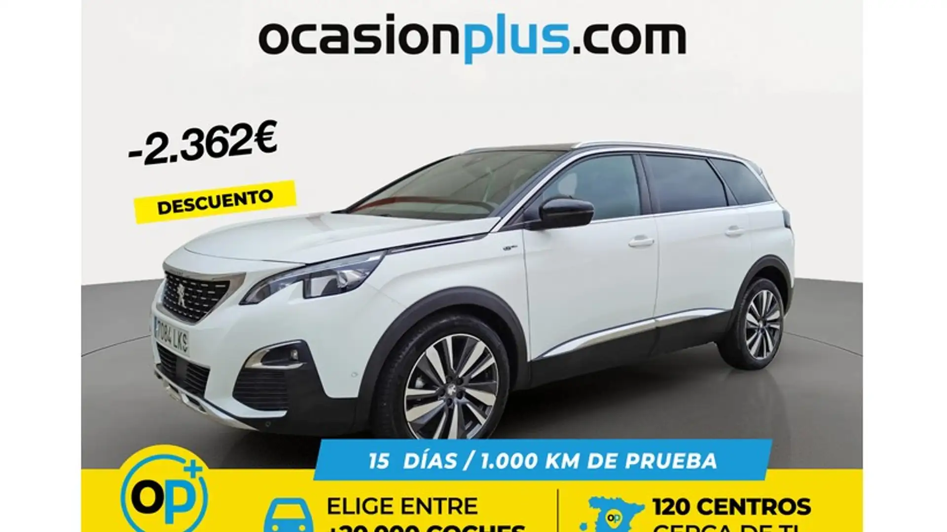 Peugeot 5008 2.0HDI Allure Aut. 160 Blanc - 1