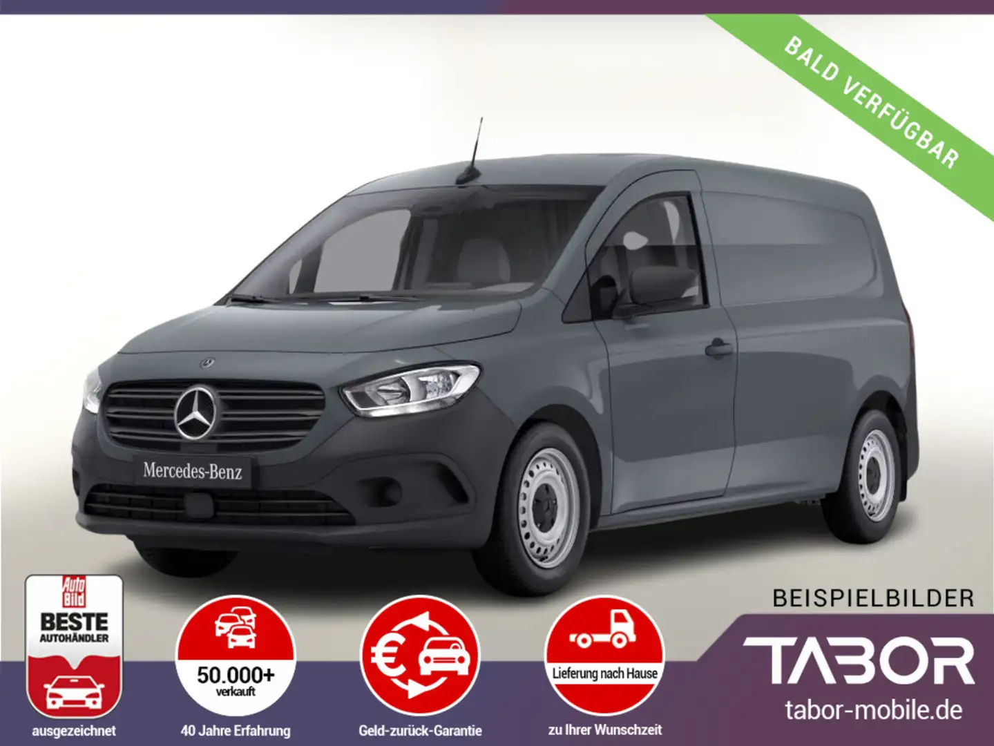 Mercedes-Benz Citan Kasten 110 CDI L2 Klima Holz MBUX Kam Grau - 1