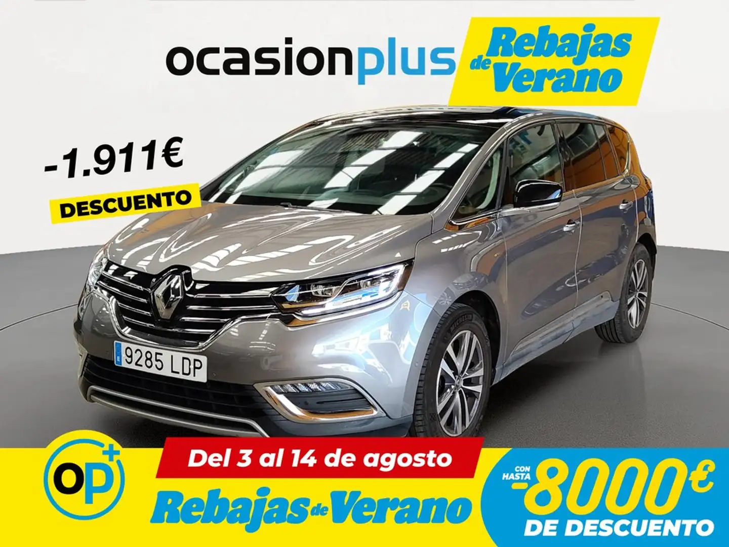Renault Espace Blue dCi TT Limited EDC 118kW Gris - 1