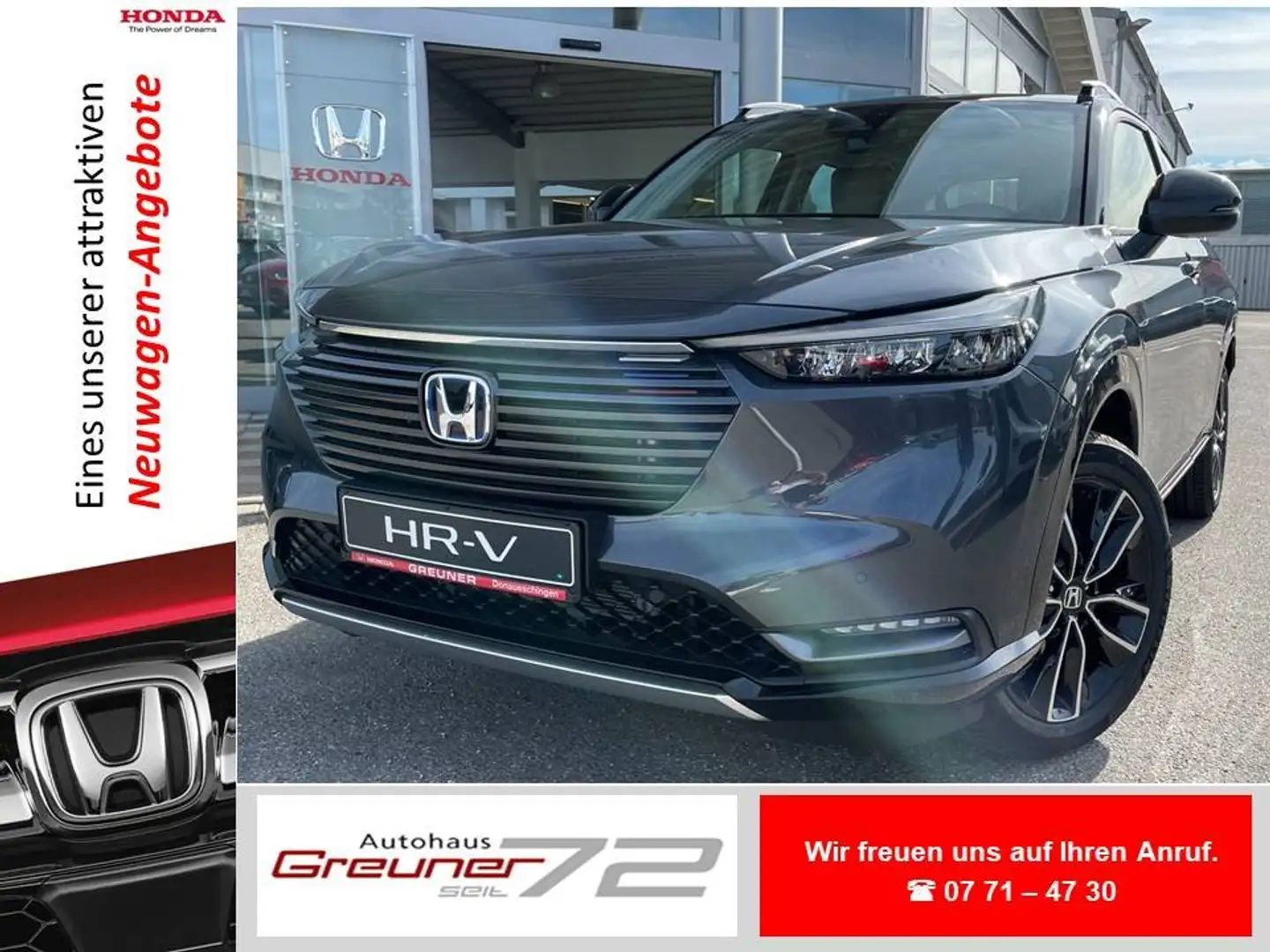 Honda HR-V e:HEV Hybrid Advance Style Gris - 1