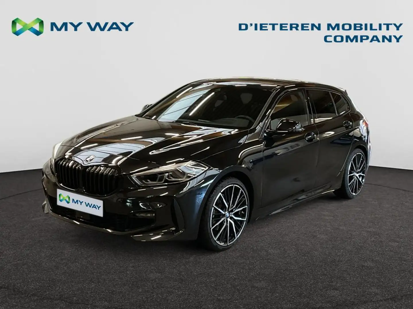 BMW 118 M-Sport 118iA 136 PK Steptronic Gris - 1