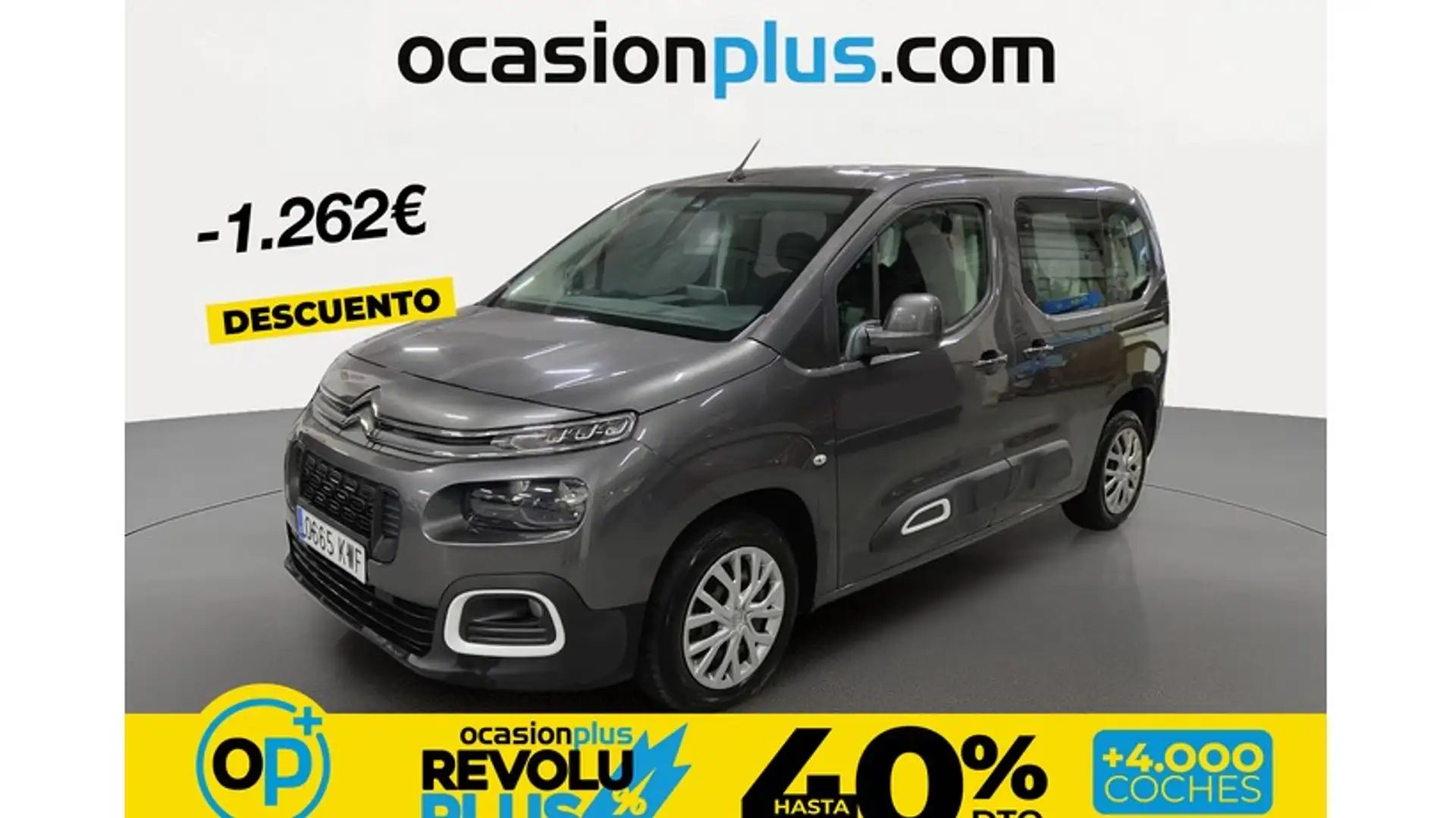 Citroen Berlingo BlueHDi S&S Talla M Feel 100 Gris - 1