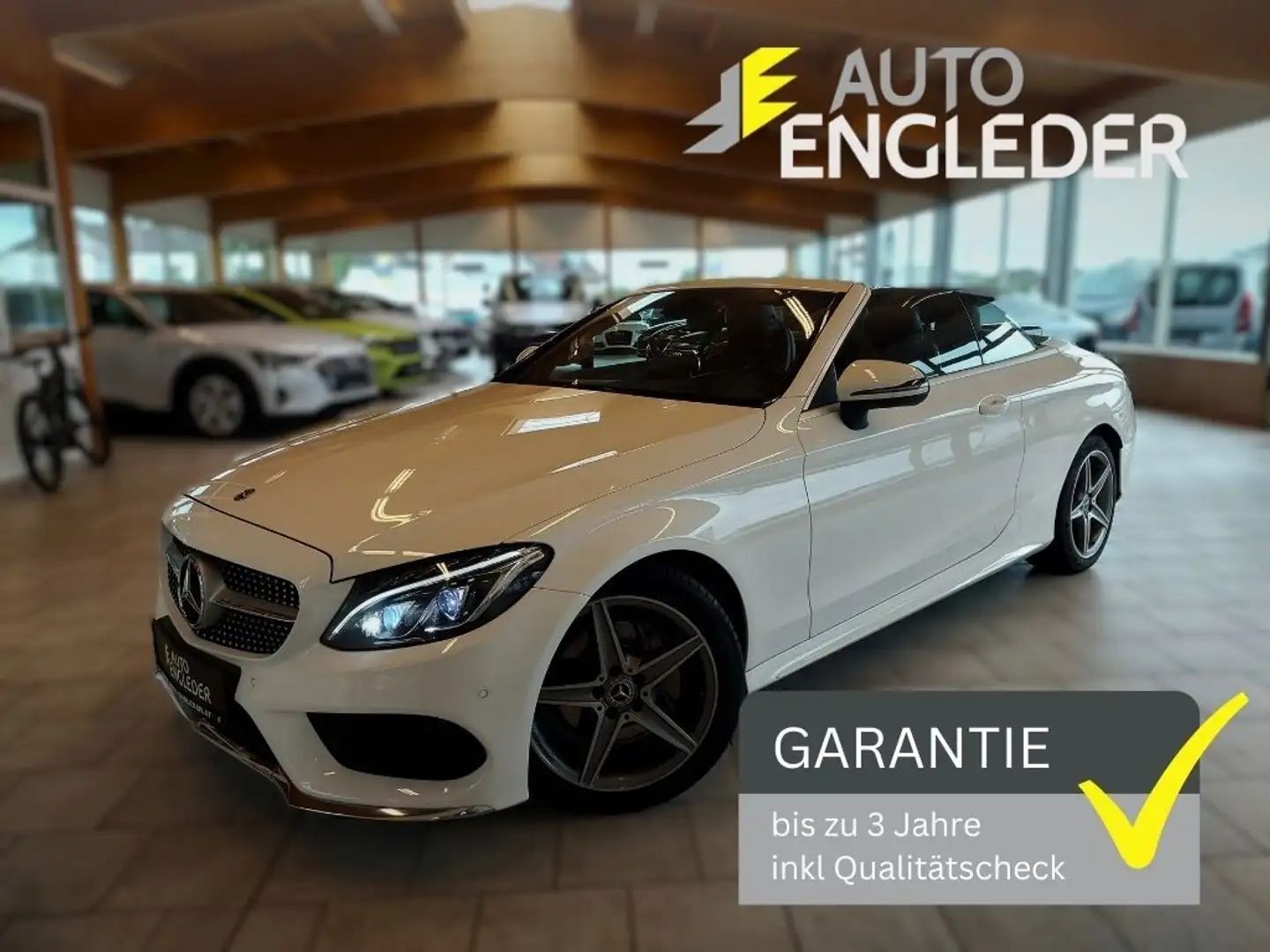 Mercedes-Benz C 220 d Cabrio AMG-Paket Weiß - 1