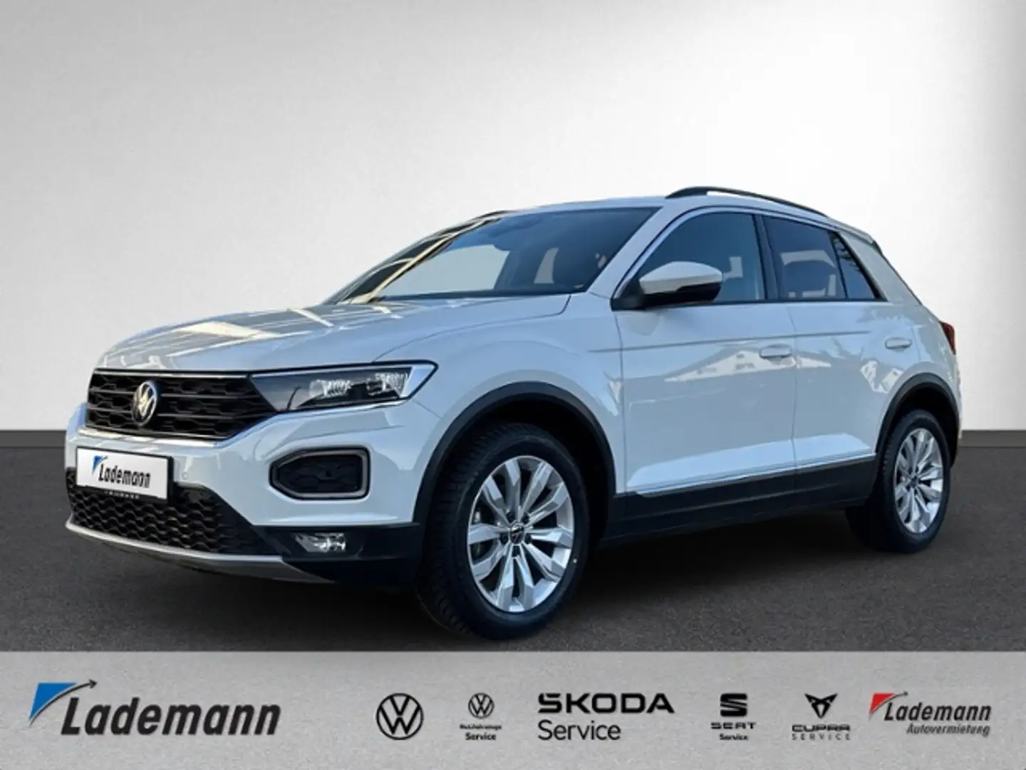 Volkswagen T-Roc 1.5 TSI DSG SPORT AHK+KAMERA+LED+NAVI+ACC+ Weiß - 1
