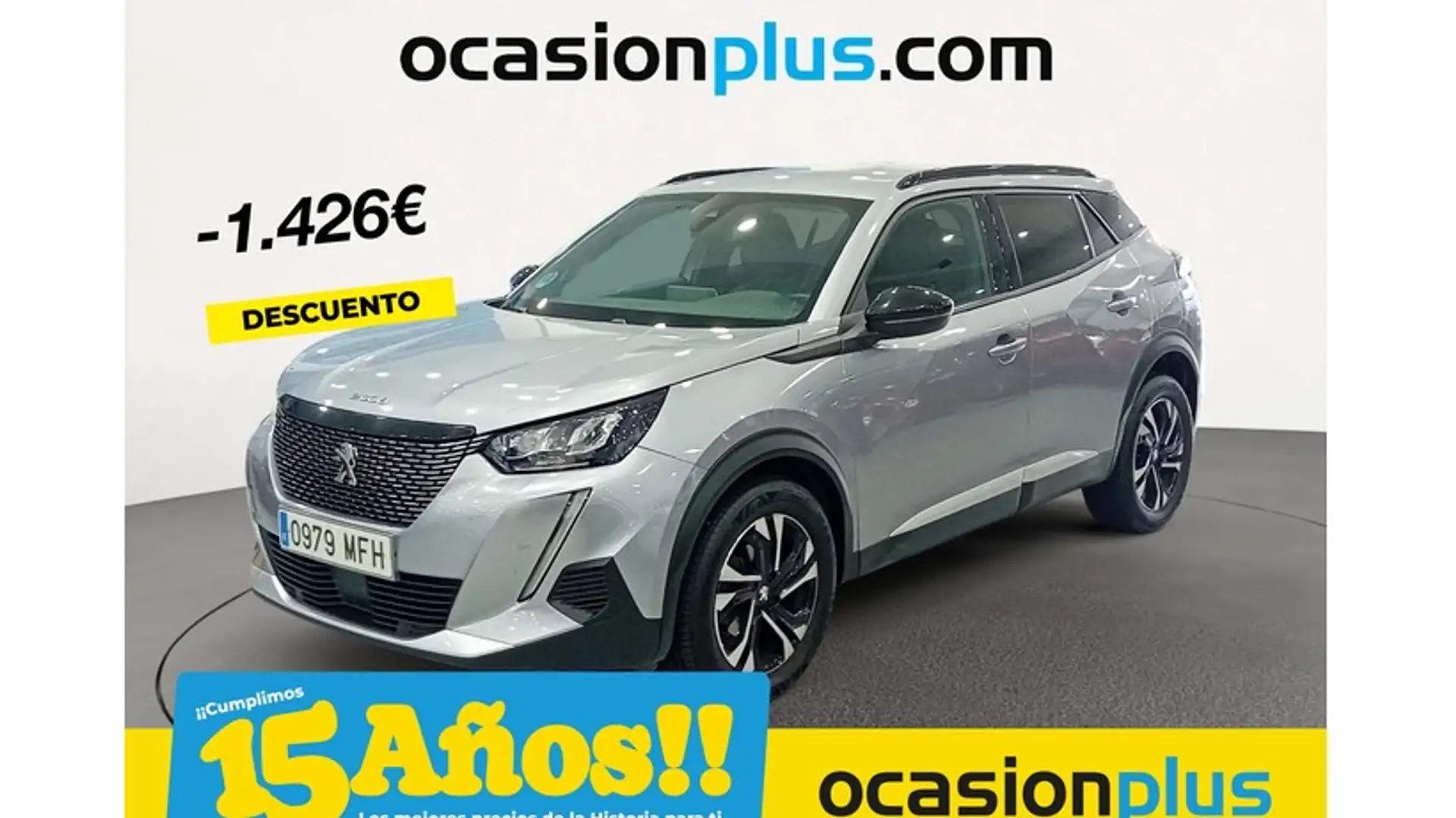 Peugeot 2008 1.2 PureTech S&S Allure 100 Gris - 1