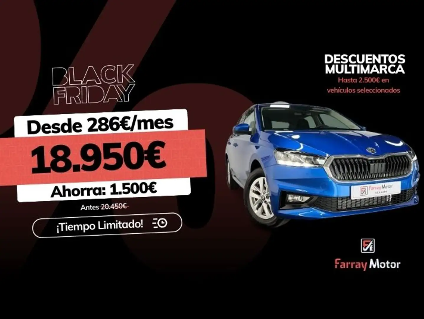 Skoda Fabia 1.0 TSI Selection DSG 85kW Azul - 1